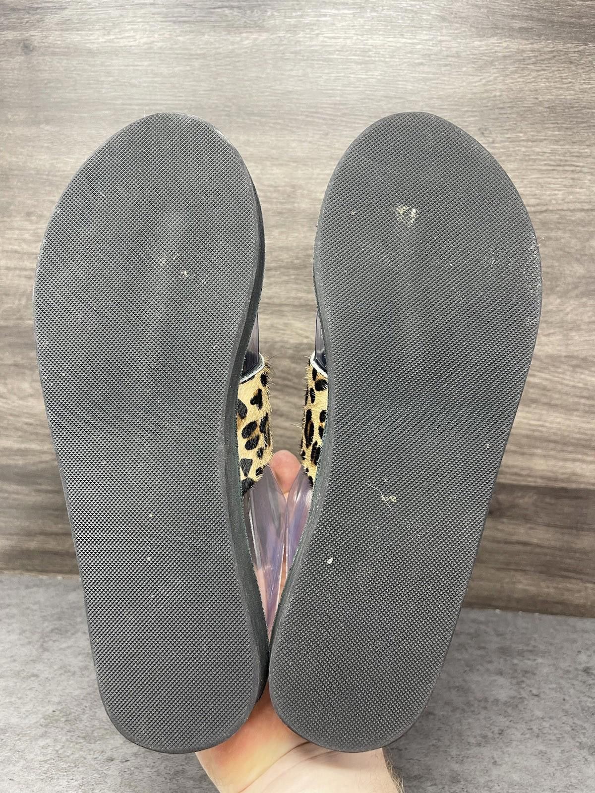 Other Sseko Sandals Womens Size 9 T Strap Leopard Print Black Size US 9 / IT 39 - 7 Thumbnail