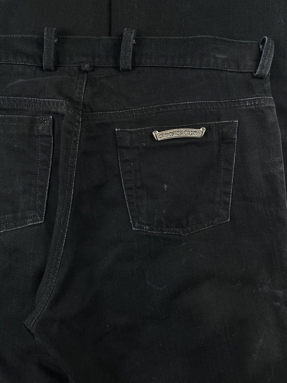 Chrome Hearts Chrome Hearts Le Fleur Knee Silver Bootcut Denim Jeans Size US 32 / EU 48 - 4 Thumbnail