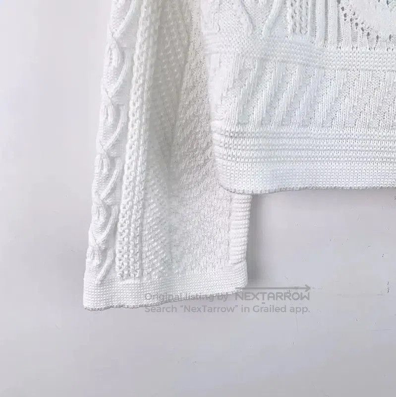 Chanel Chanel White Knitted Pullover Sweater . Size S / US 4 / IT 40 - 4 Thumbnail