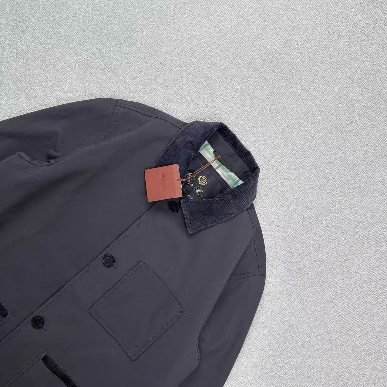 Loro Piana Loro Piana corduroy collar jacket M new Size US M / EU 48-50 / 2 - 3 Thumbnail