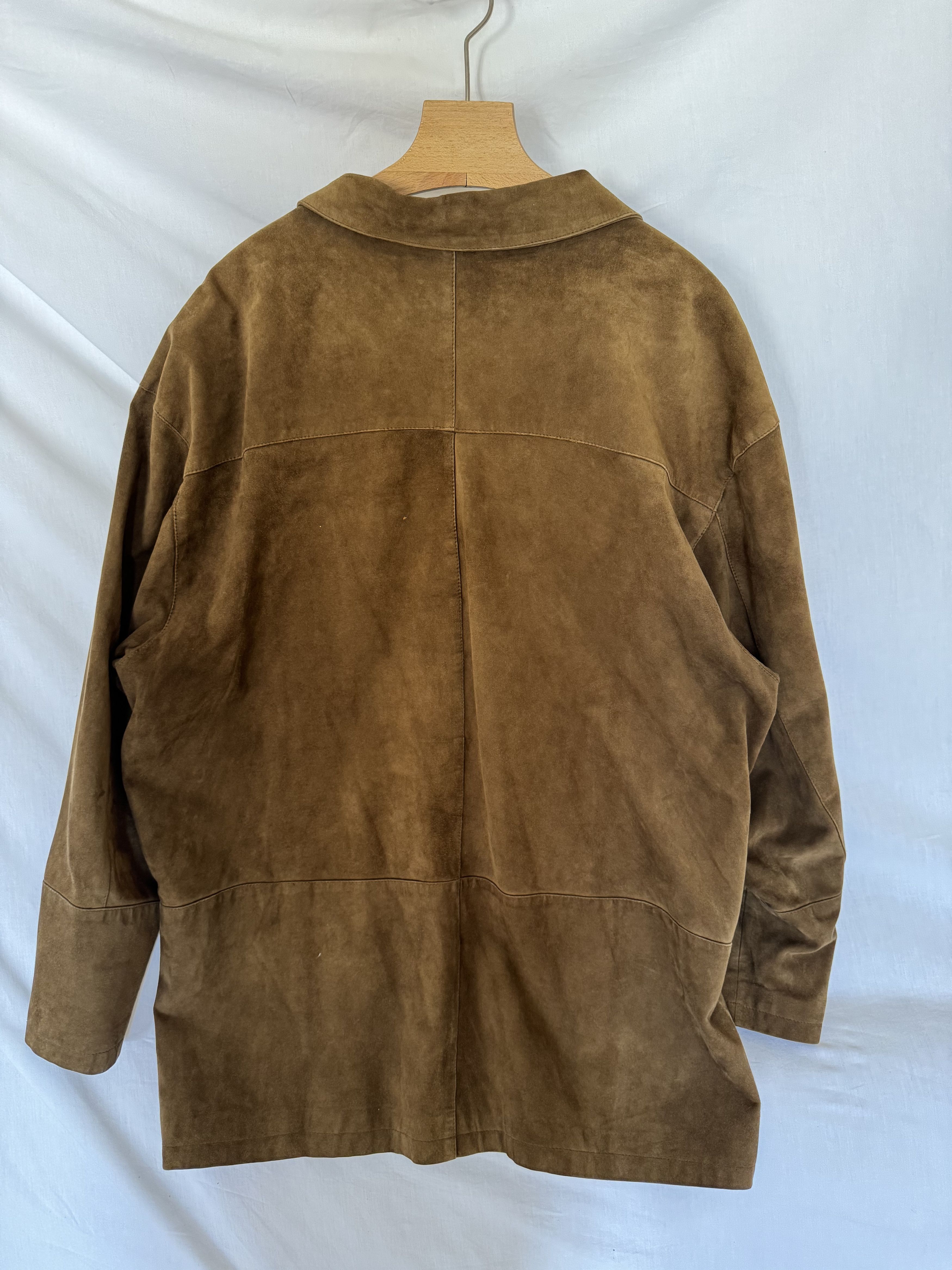 Vintage Vintage Long Suede Coat Size US L / EU 52-54 / 3 - 2 Thumbnail