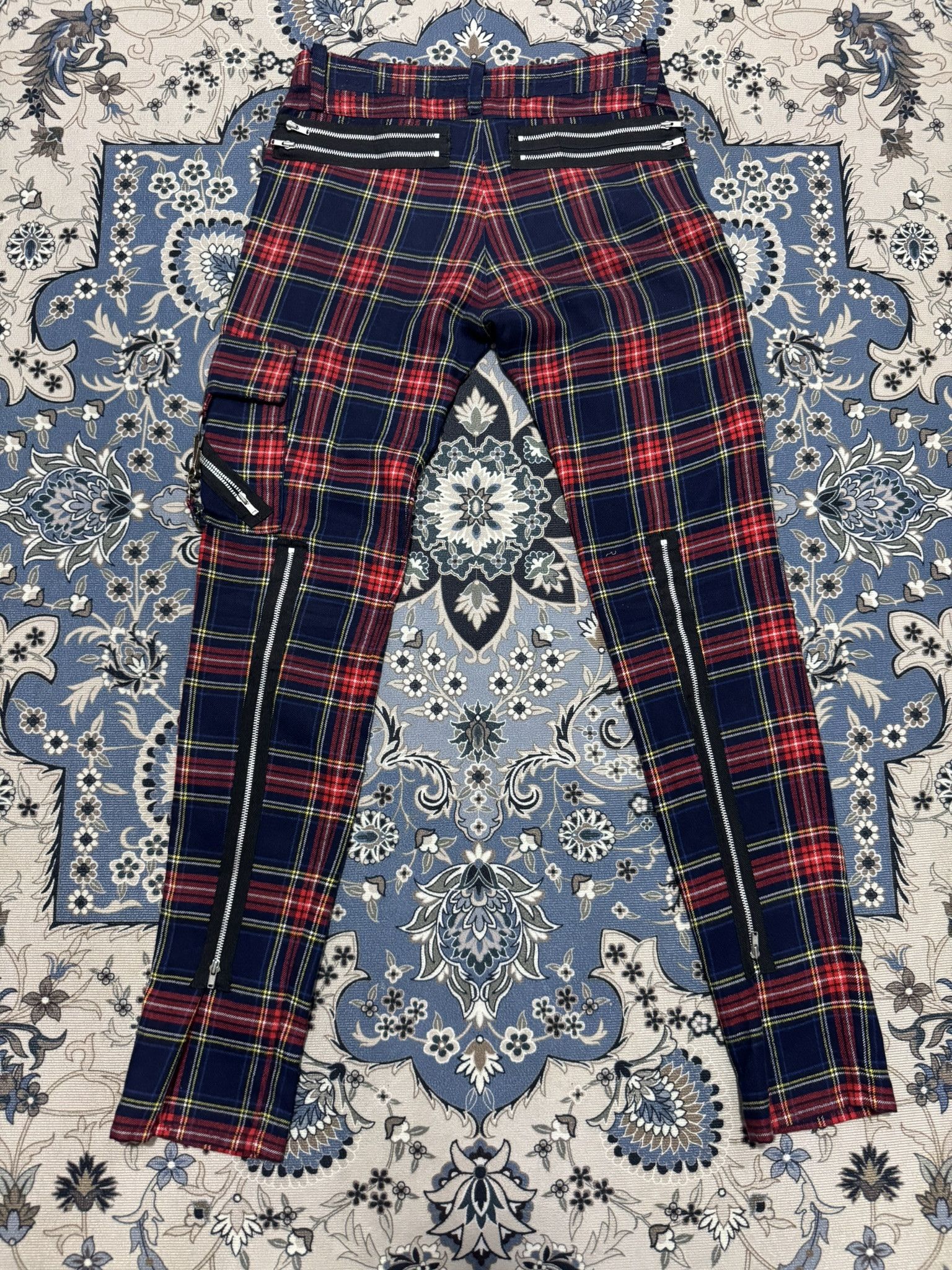 Hysteric Glamour × Le Grande Bleu (L.G.B.) × Seditionaries Japanese Brand 666 Bondage Pants Punk Gothic Seditionaries Size US 28 / EU 44 - 2 Thumbnail