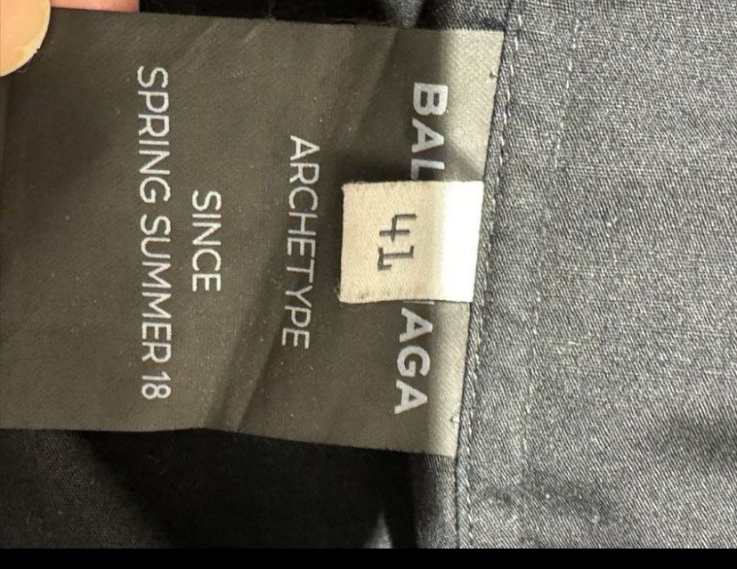 Balenciaga Balenciaga Men's Black Allover Logo Shirt Size US M / EU 48-50 / 2 - 4 Thumbnail