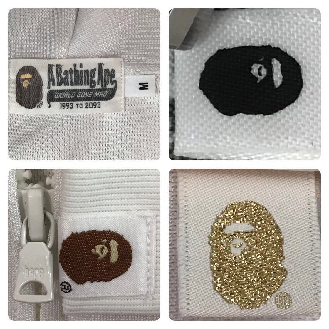 Bape BAPE camo Jersey shark full zip hoodie white a bathing ape Size US M / EU 48-50 / 2 - 7 Thumbnail