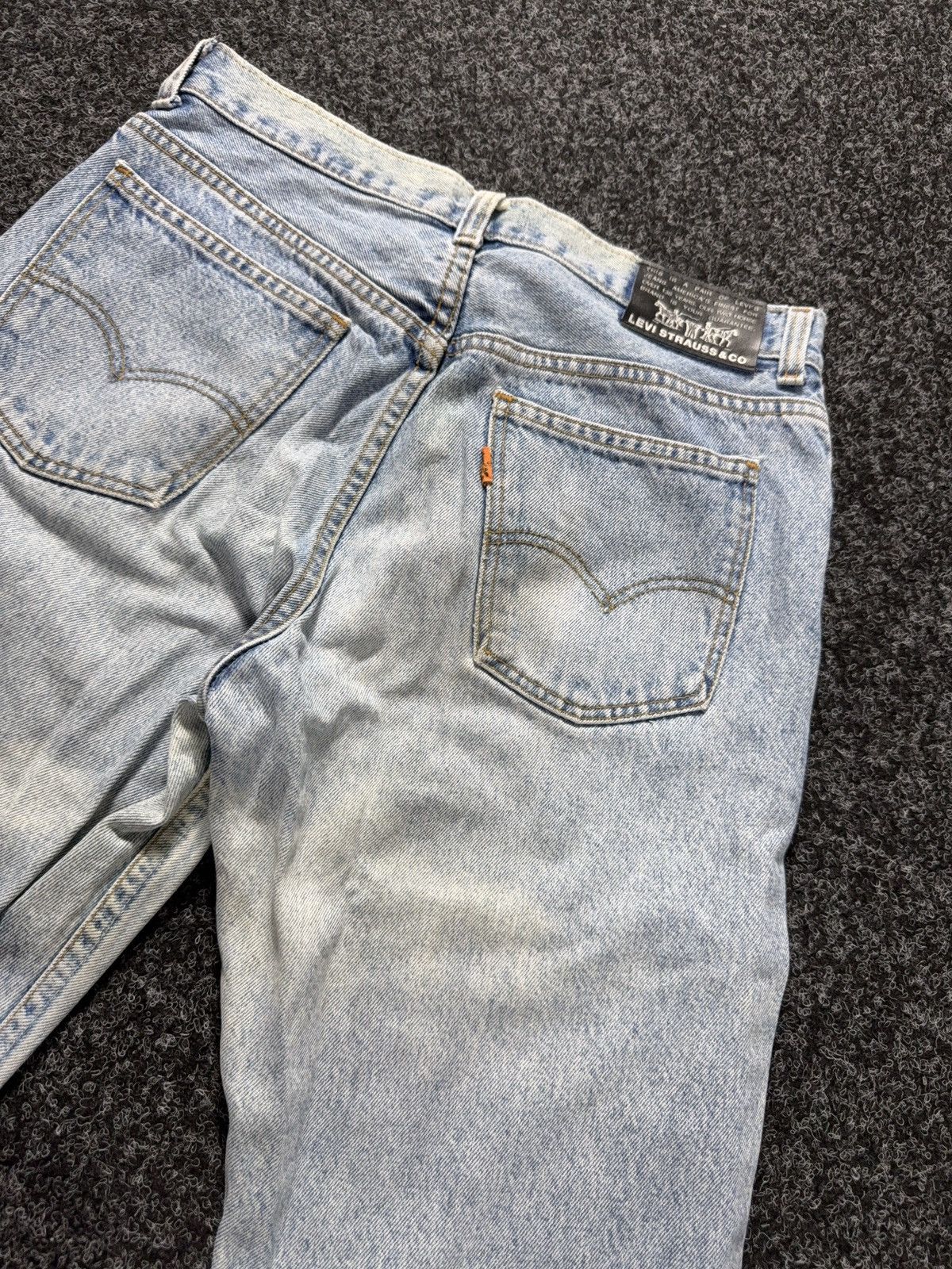Levi's Vintage Clothing Vintage Levi’s 615 Distressed Faded Orange Tab Retro Jeans Size US 32 / EU 48 - 19 Thumbnail