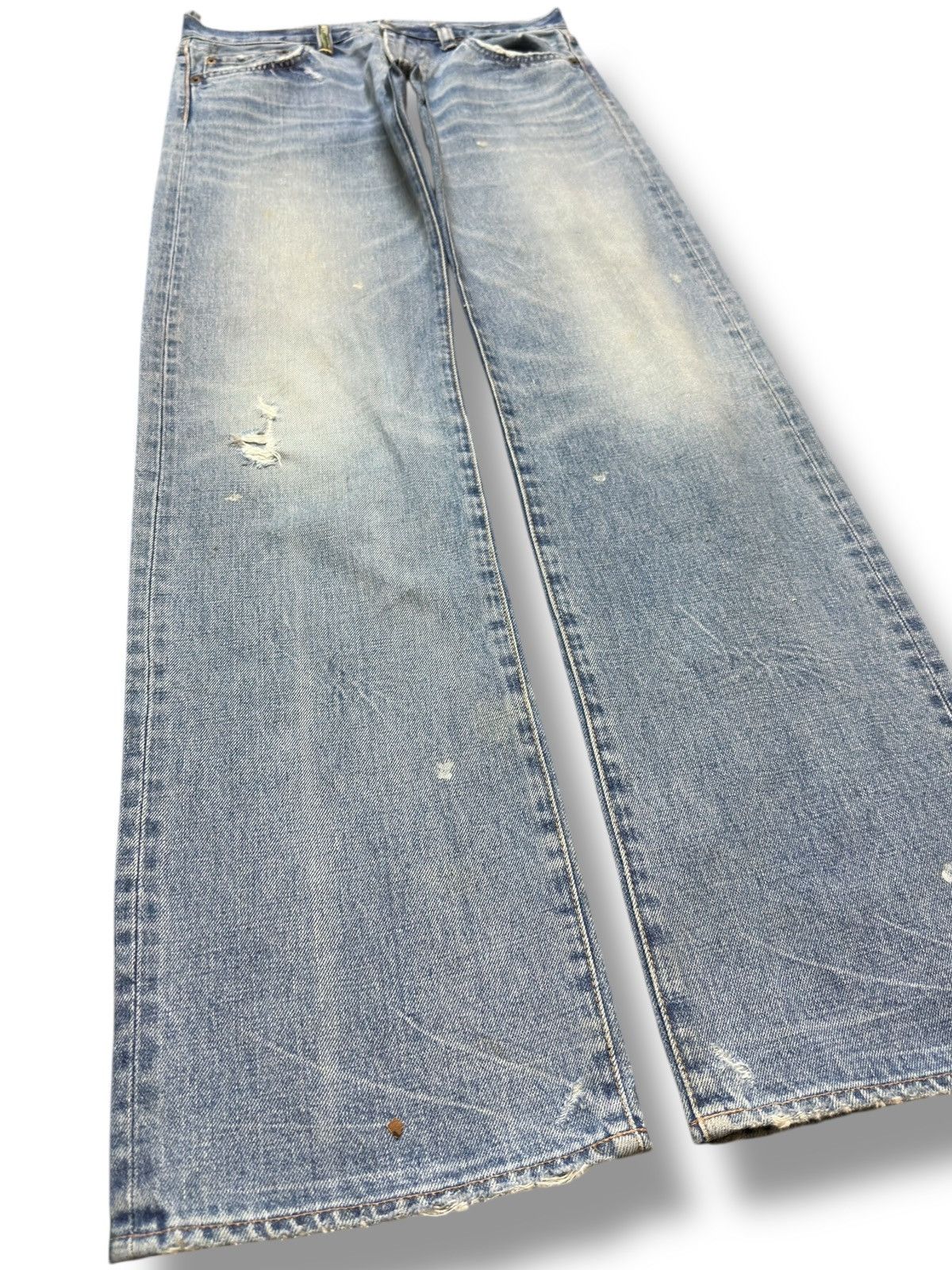 Hysteric Glamour Vintage RNA.Inc Faded Wide Leg Baggy Grunge Denim Size US 30 / EU 46 - 3 Thumbnail
