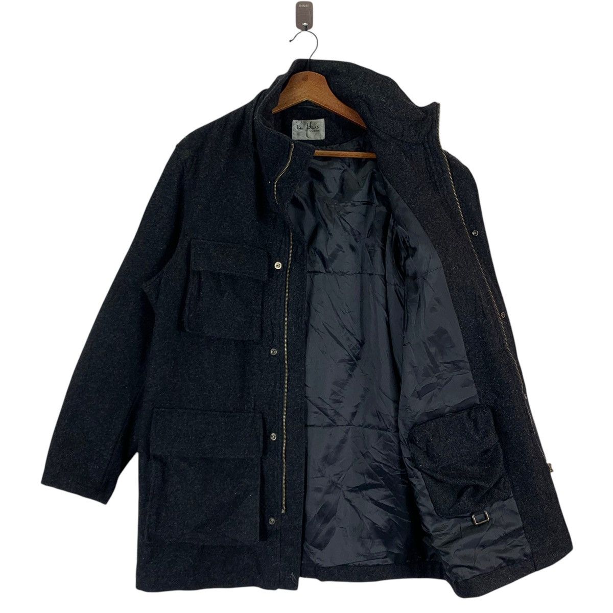 Issey Miyake × Tete Homme × Vintage VINTAGE DE PLUS TETE HOMME ISSEY MIYAKE WOOL JACKET Size US L / EU 52-54 / 3 - 2 Thumbnail