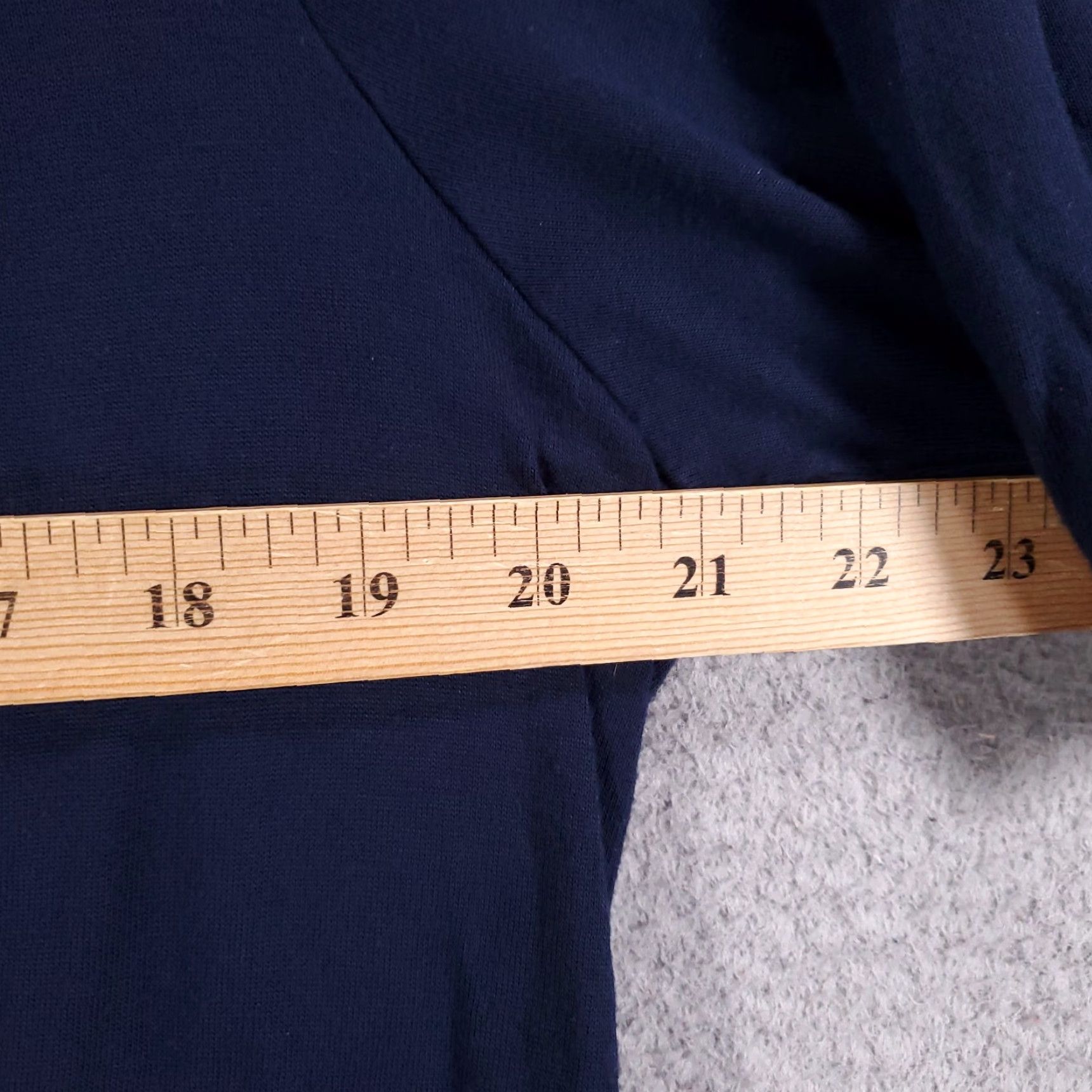 Old Navy Old Navy Womens Dress Blue Knit Midi Swing Shift L Size L / US 10 / IT 46 - 4 Thumbnail