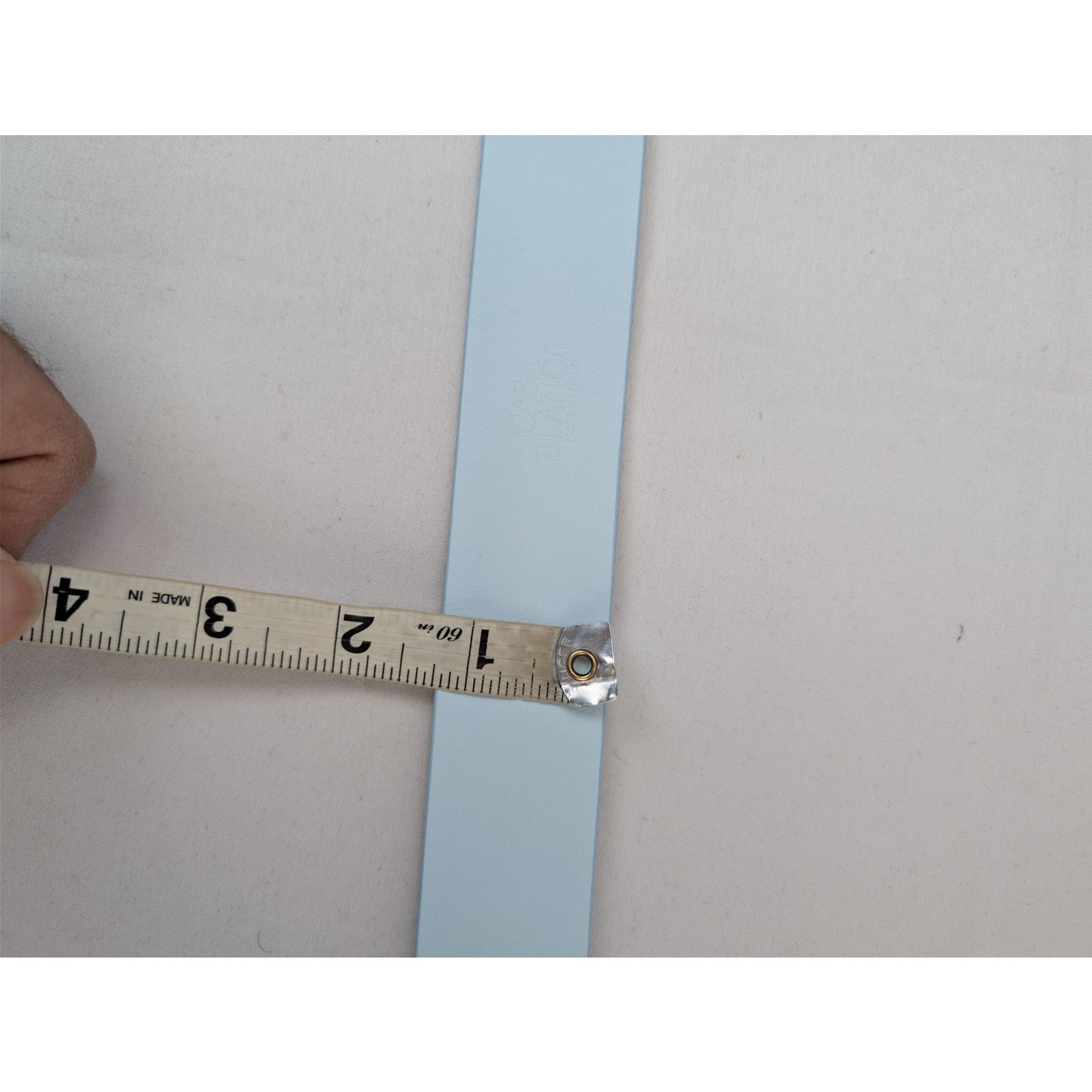 Casablanca o1rshd1 Size: 90 / Leather Comboy Buckle Belt in Light Blue Size 36 - 17 Thumbnail