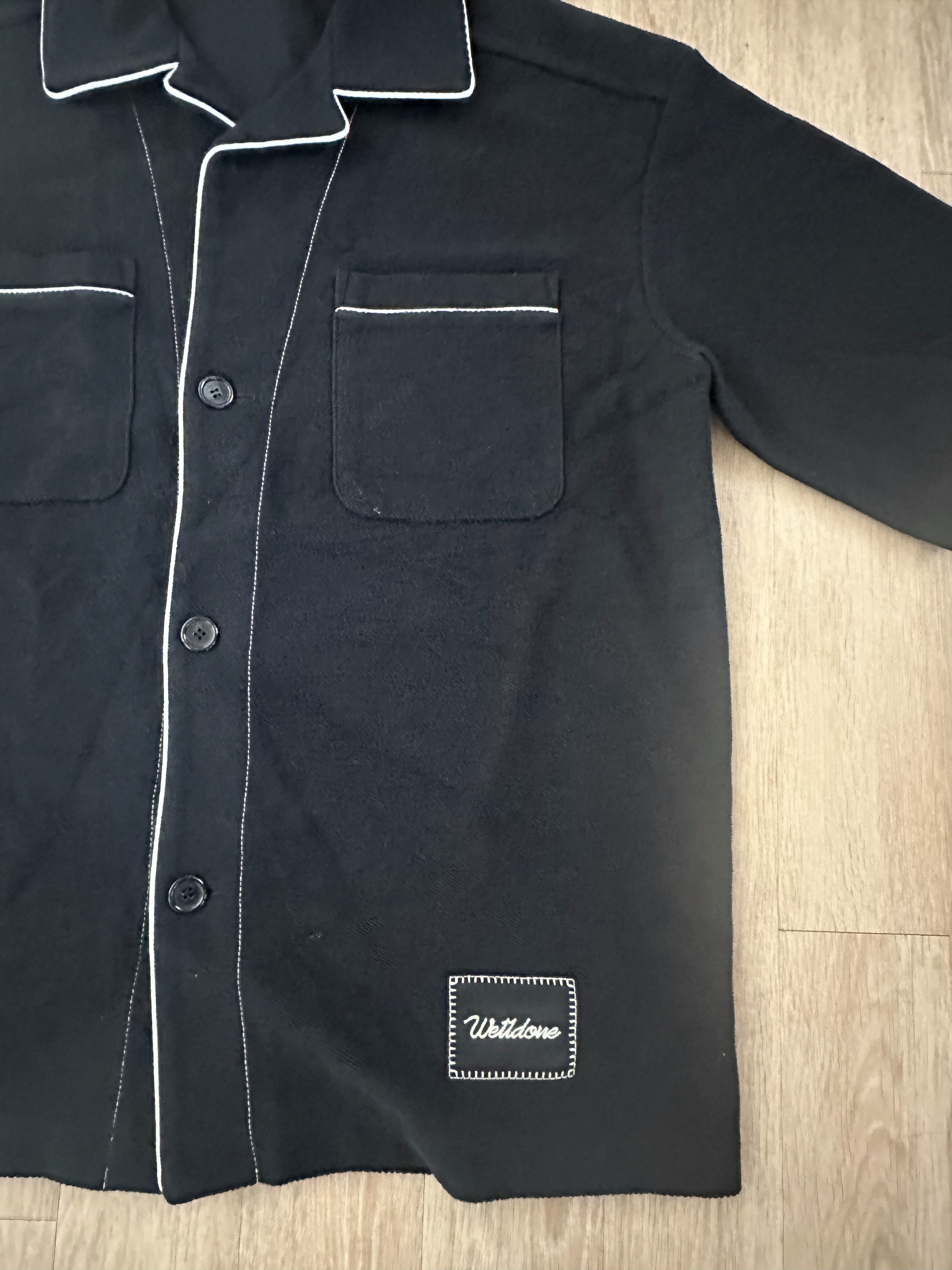 WE11DONE WE11DONE Black Button Up Short Sleeve Size US S / EU 44-46 / 1 - 3 Thumbnail