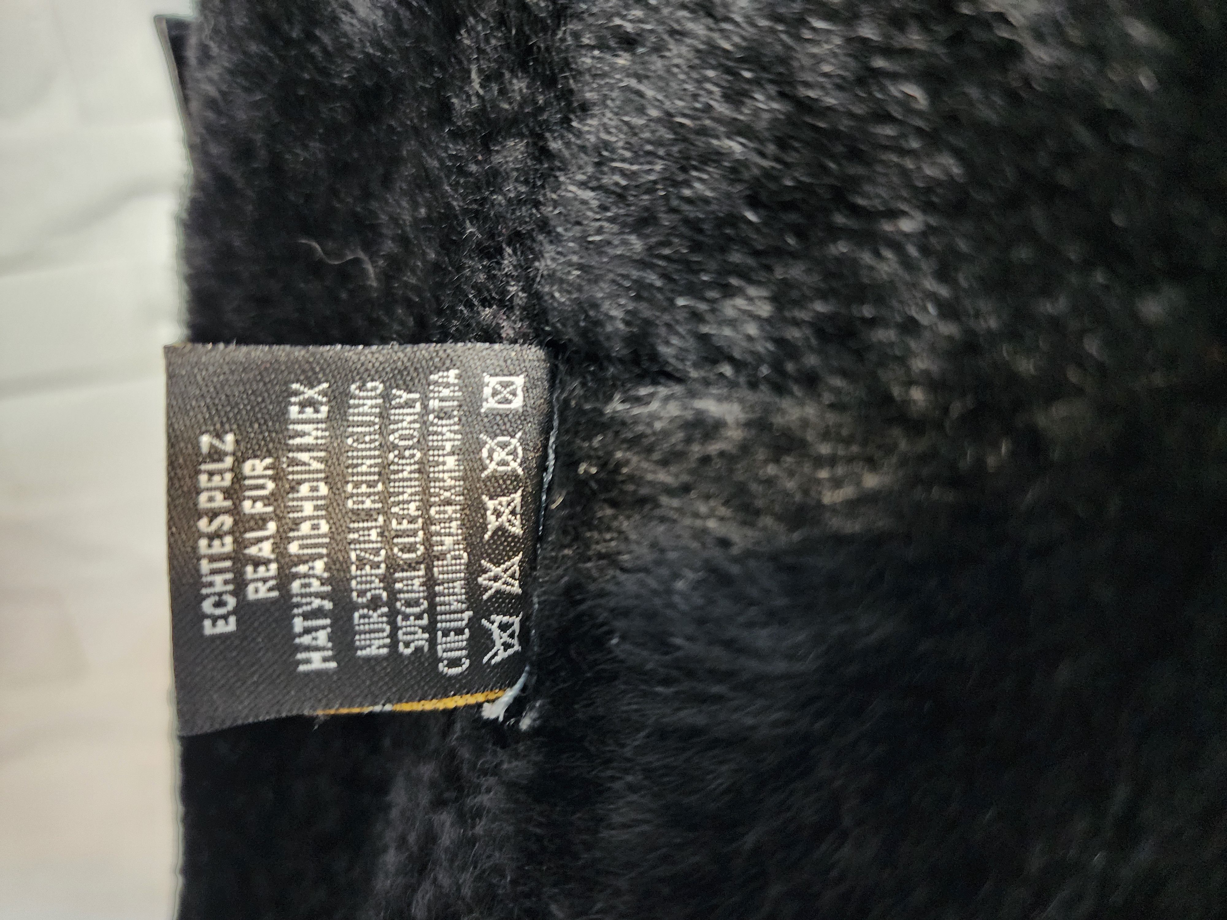 Furla Black Sheepskin Coat: Women's Genuine Fur Hooded Jacket Size M / US 6-8 / IT 42-44 - 8 Thumbnail