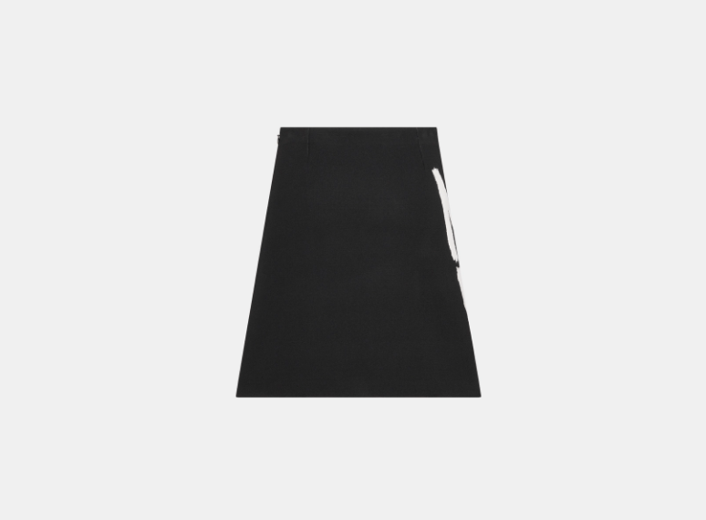 Dior o1w1db11225 454J05 Flared Mini Skirt in Black/White Size 30" / US 8 / IT 44 - 2 Thumbnail