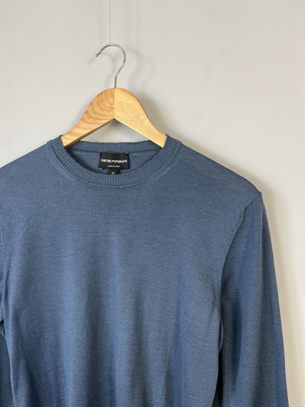 Emporio Armani Emporio Armani Luxury Wool Jumper Sweater Made in Italy Size US M / EU 48-50 / 2 - 3 Thumbnail