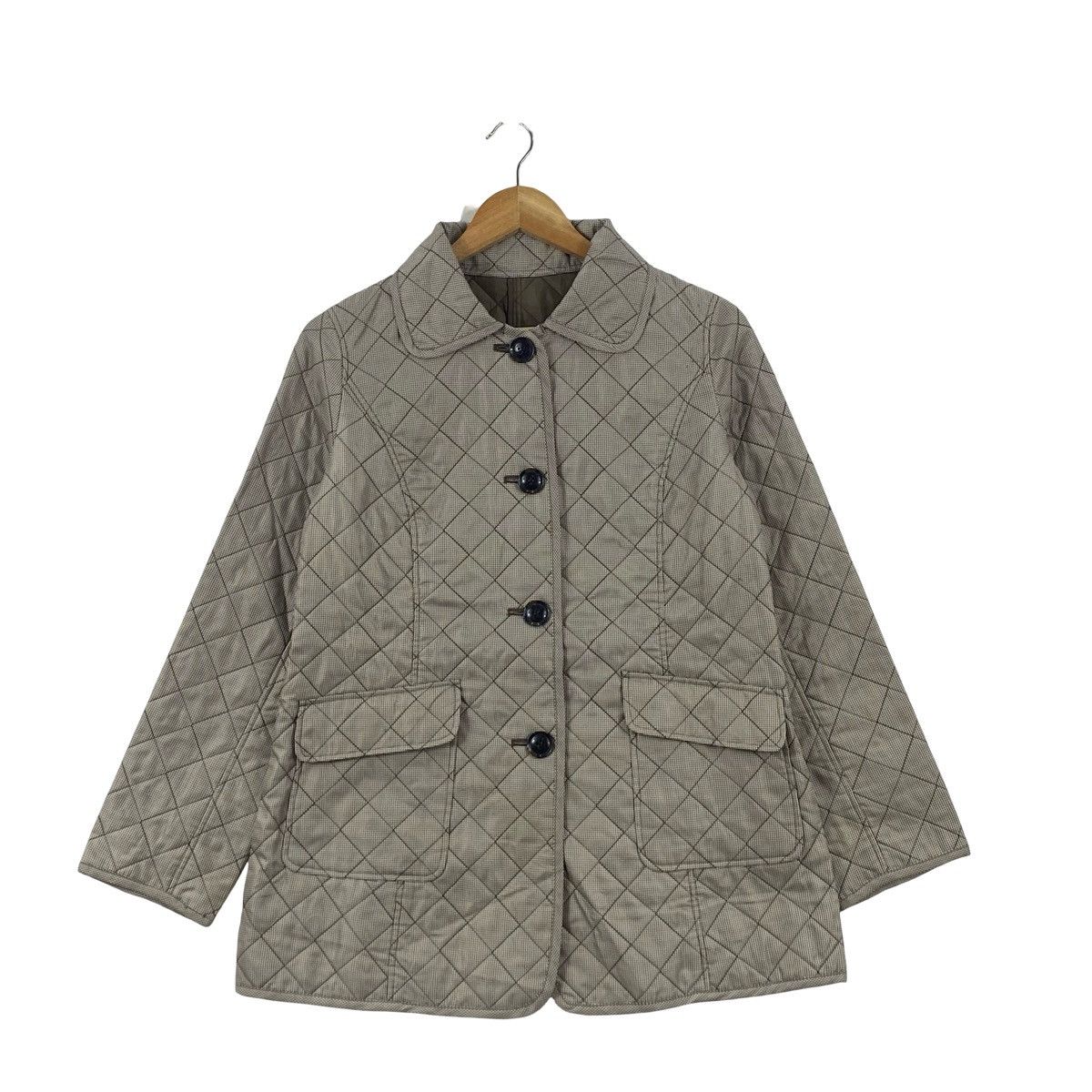 Longchamp LONGCHAMP QUILTED Check Pattern Button Jacket Women’s Size M / US 6-8 / IT 42-44 - 1 Thumbnail