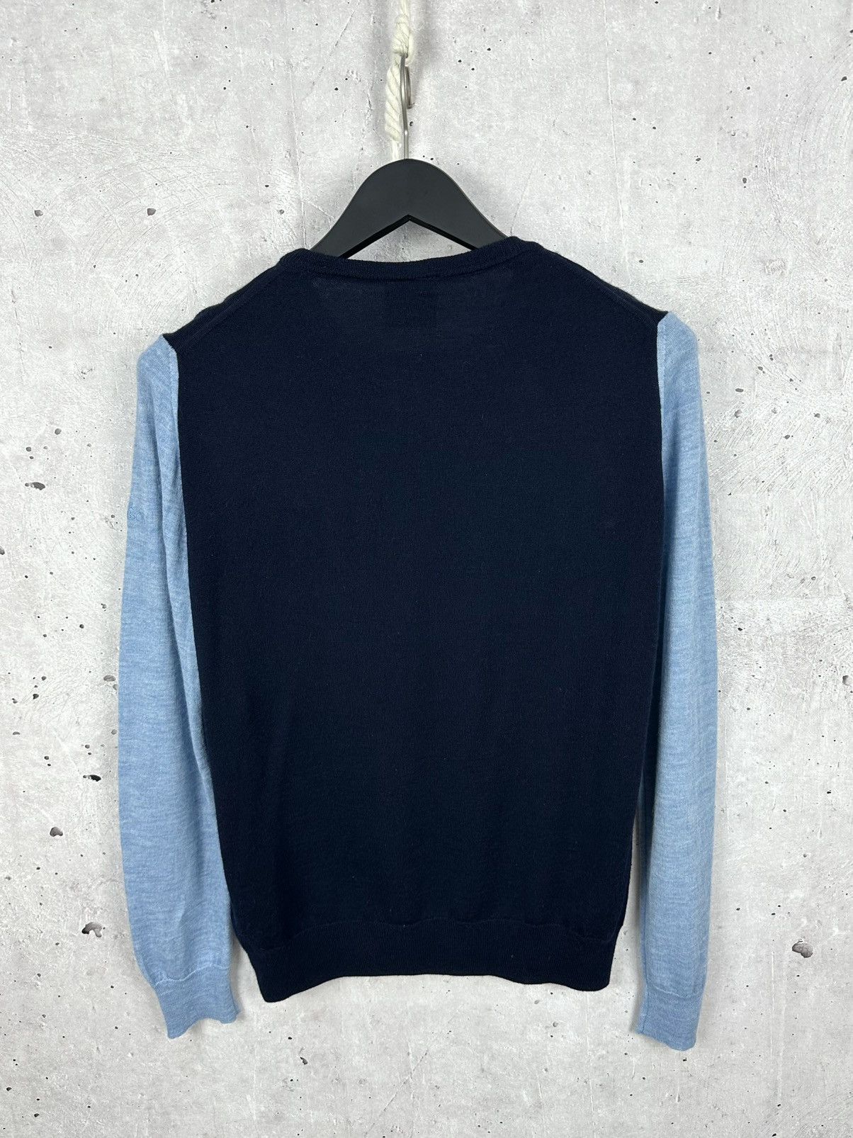 Oscar Jacobson × Vintage Oscar Jacobson Knit Wool Rast Pin Roundneck Sweater Size US M / EU 48-50 / 2 - 6 Thumbnail