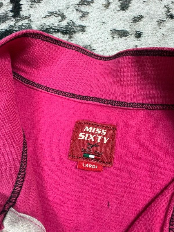 Miss Sixty Miss Sixty y2k vintage zip sweatshirt pink L Size L / US 10 / IT 46 - 5 Thumbnail