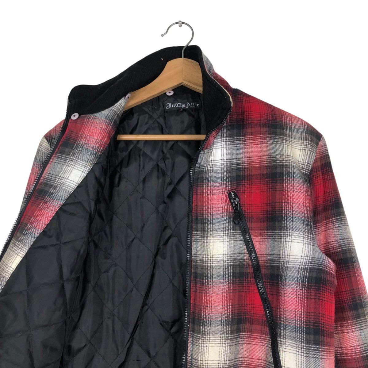 In The Attic 📌Vintage Bomber Jacket In The Attic Punk Tartan Design Size US L / EU 52-54 / 3 - 13 Thumbnail