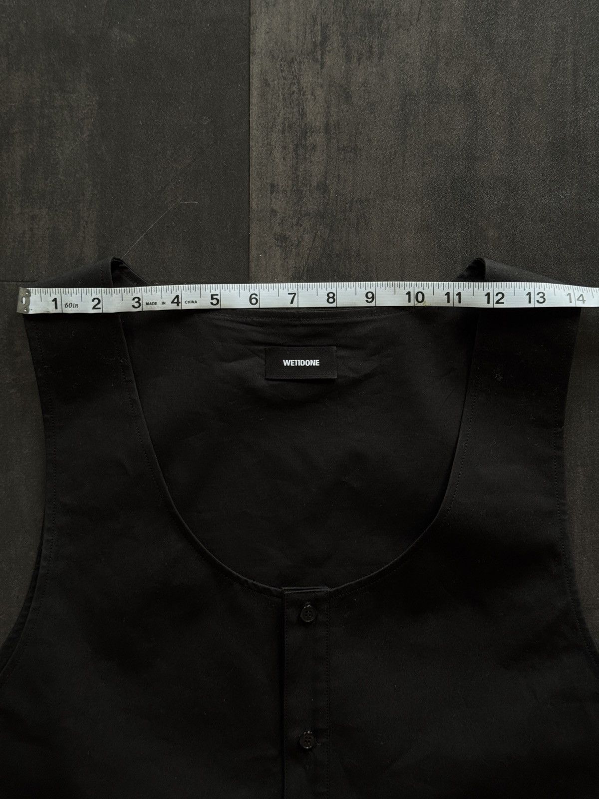 WE11DONE WE11DONE Black Tank Top Size US L / EU 52-54 / 3 - 7 Thumbnail