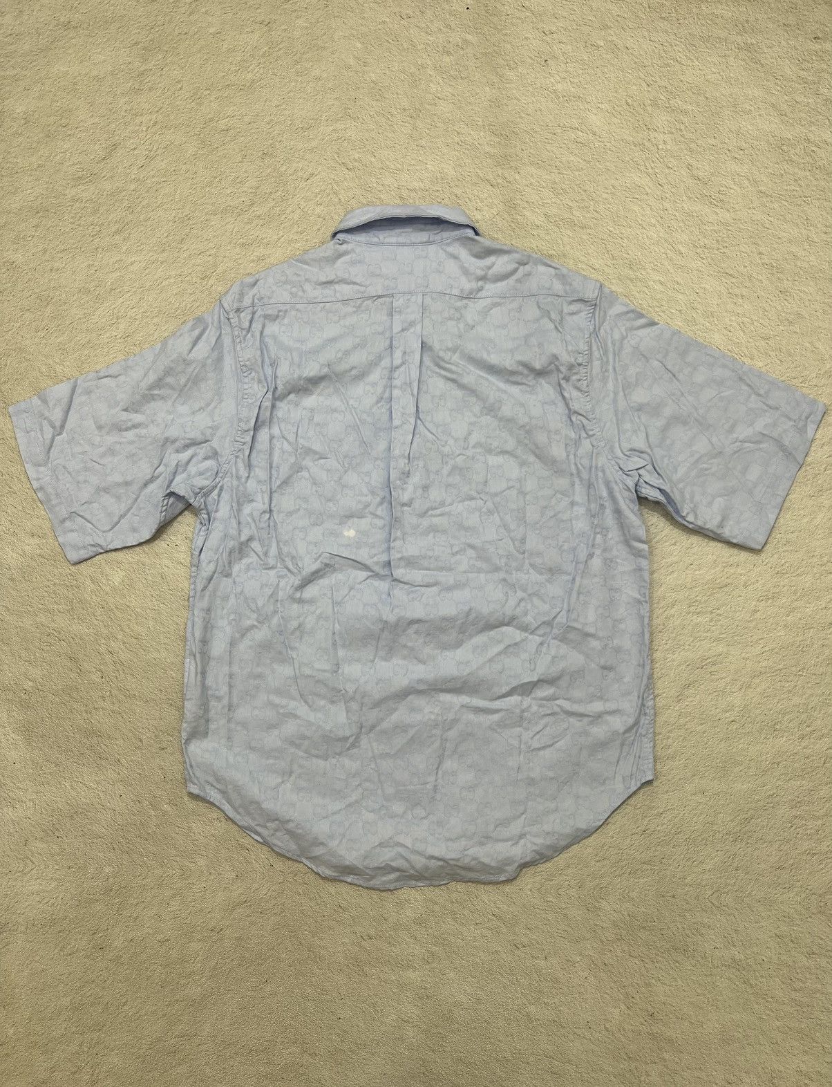 Gucci 2000s Gucci Monogram Pocket Button Up Shirt Size US L / EU 52-54 / 3 - 4 Thumbnail