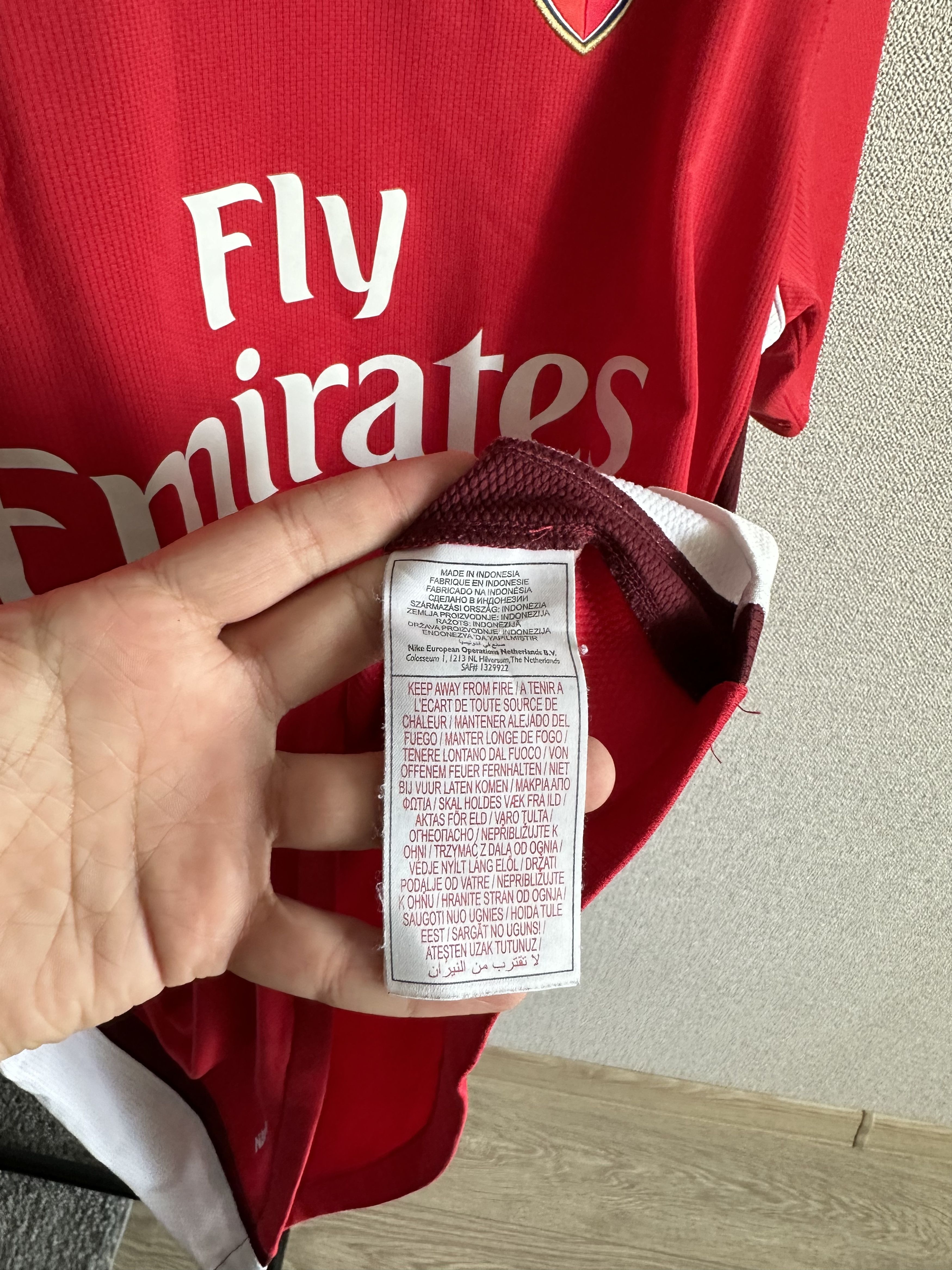 Nike 2009/10 Nike Arsenal FC Vintage Home Soccer Jersey/Shirt Size US L / EU 52-54 / 3 - 12 Thumbnail