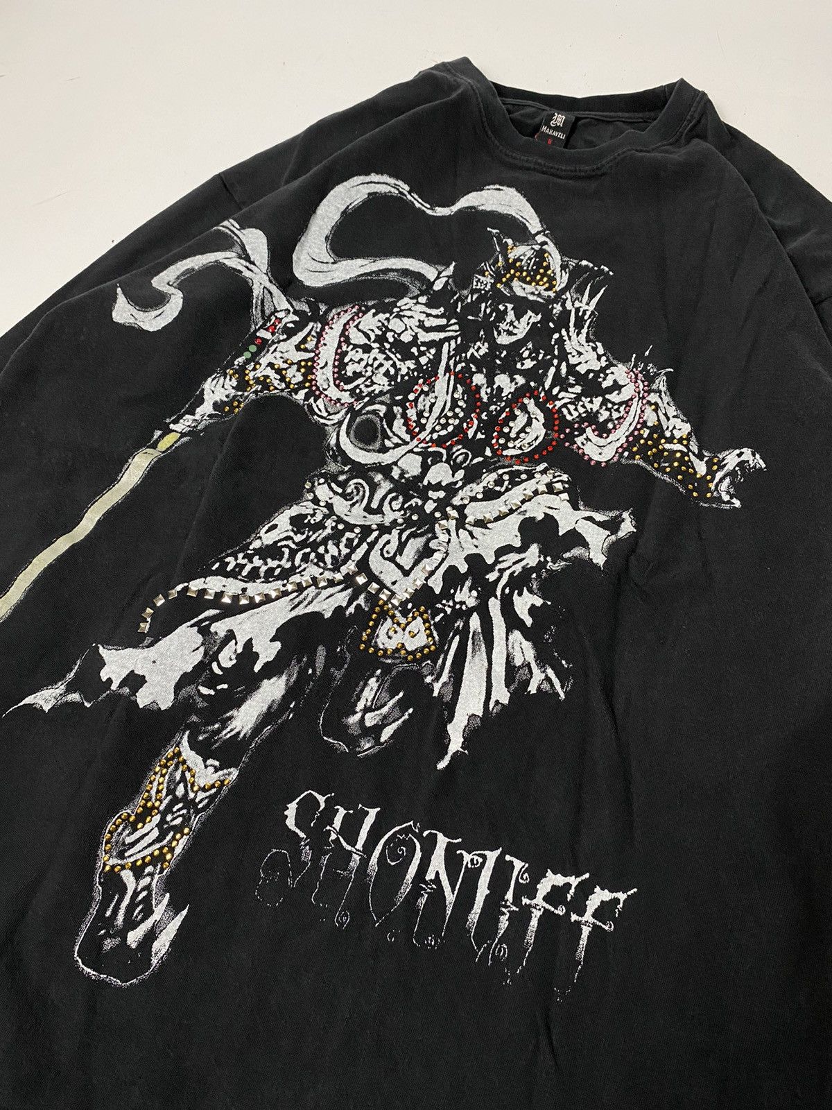 Designer × If Six Was Nine × Makaveli 💥Vintage💥 makaveli rhinestone longsleeve Size US XL / EU 56 / 4 - 3 Thumbnail