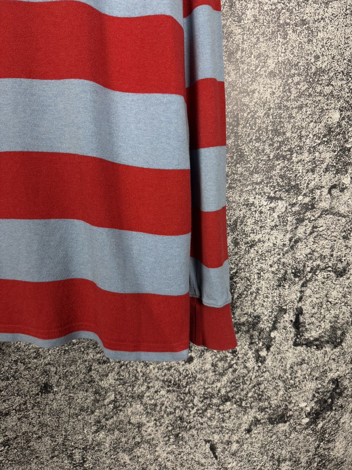 Gant Men’s GANT Long Sleeve Striped Polo Shirt Rugby Style XL Size US XL / EU 56 / 4 - 14 Thumbnail