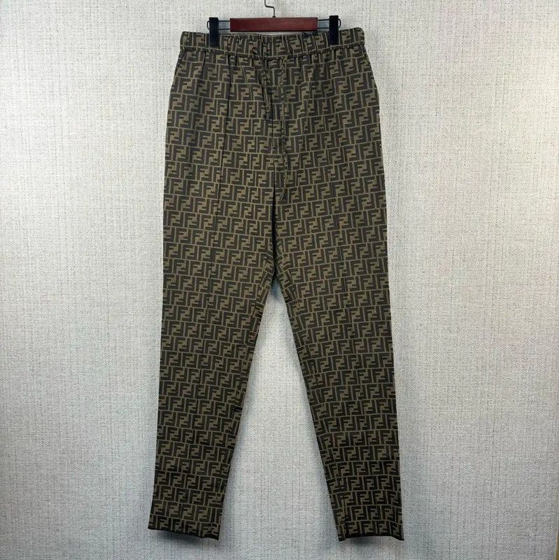 Fendi Fendi Men's Casual Pants in Autumn Coffee Color 0089 Size US 32 / EU 48 - 1 Thumbnail