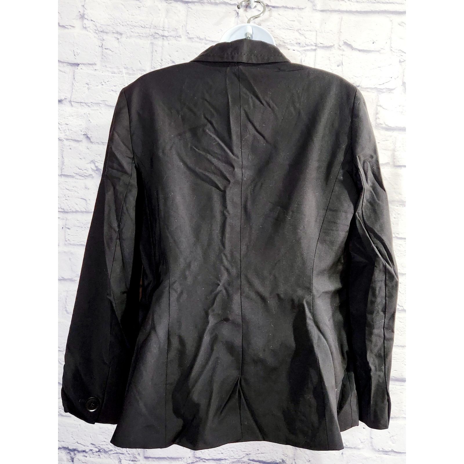 Other Talbots Black Single Button Long Sleeve Blazer 12 Lined Wool Size XL / US 12-14 / IT 48-50 - 3 Thumbnail