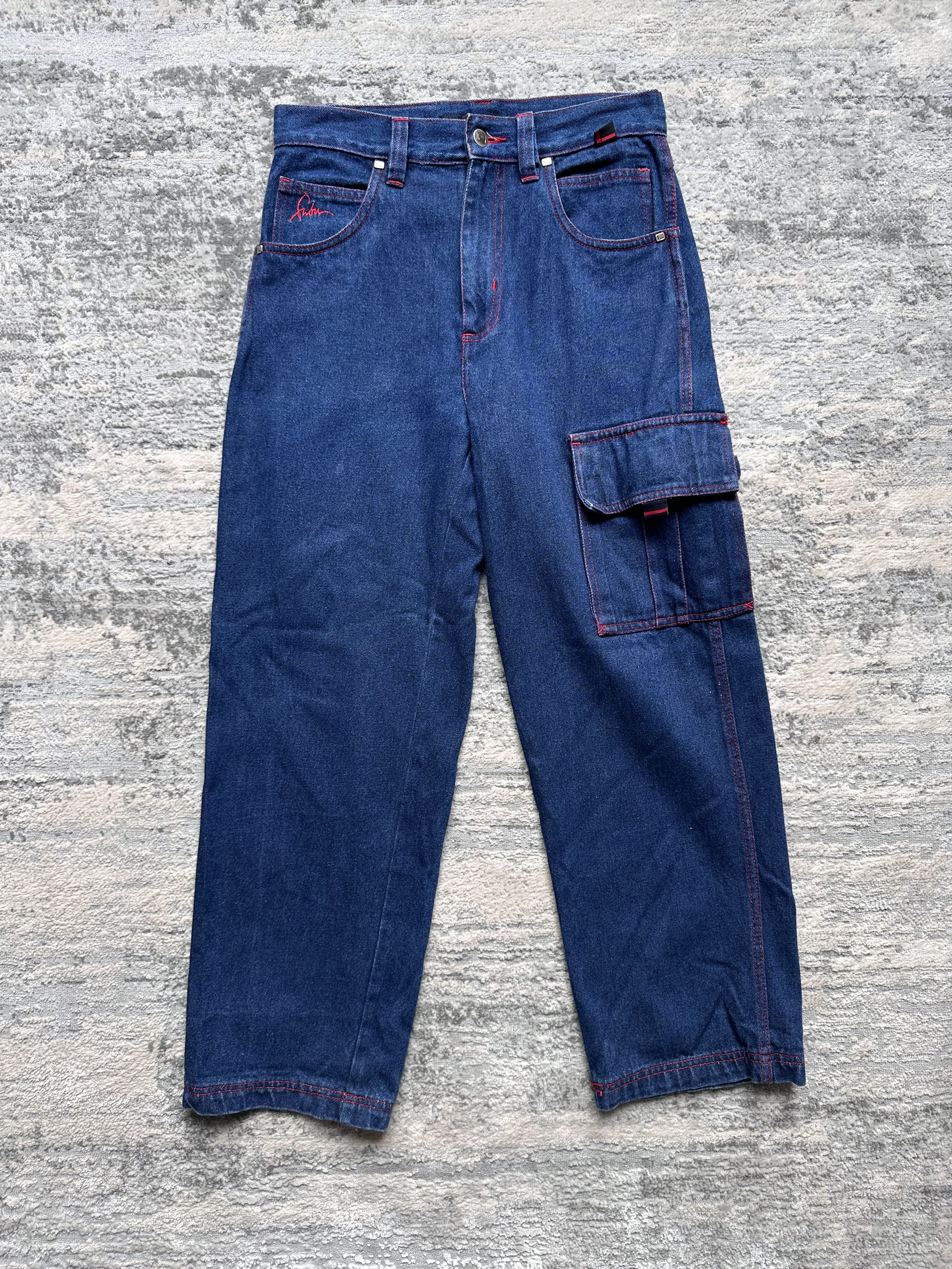 Fubu Fubu vintage double knee baggy jeans Size US 30 / EU 46 - 2 Thumbnail