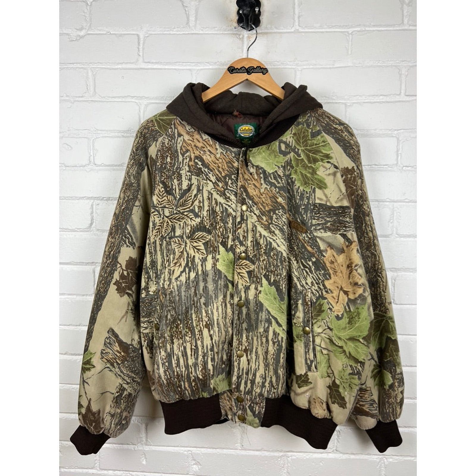 Vintage Cabelas Real Tree Camo Quilted Lined Insulated Jacket Size L Size US L / EU 52-54 / 3 - 1 Thumbnail