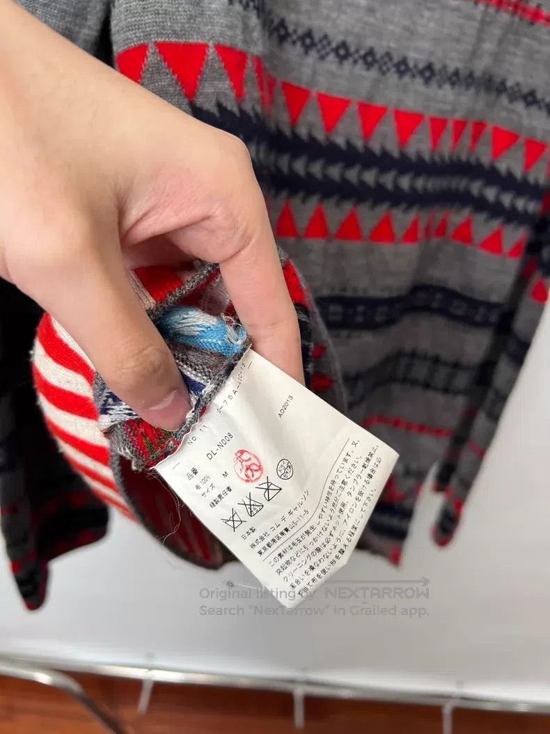 Comme des Garcons Comme des Garcons Christmas style patched knitted wool swe Size M / US 6-8 / IT 42-44 - 6 Thumbnail