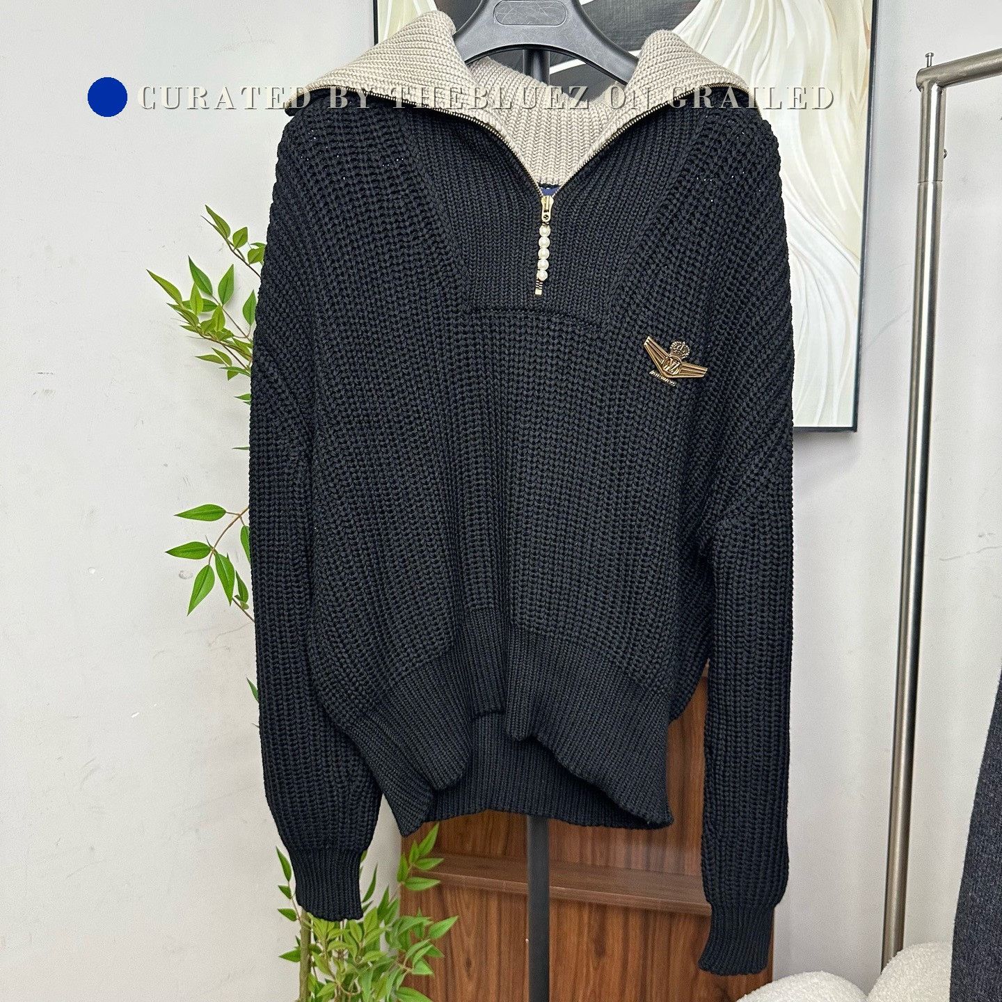 Louis Vuitton Louis Vuitton 25 Half-Zip Sweater M Size US M / EU 48-50 / 2 - 1 Thumbnail