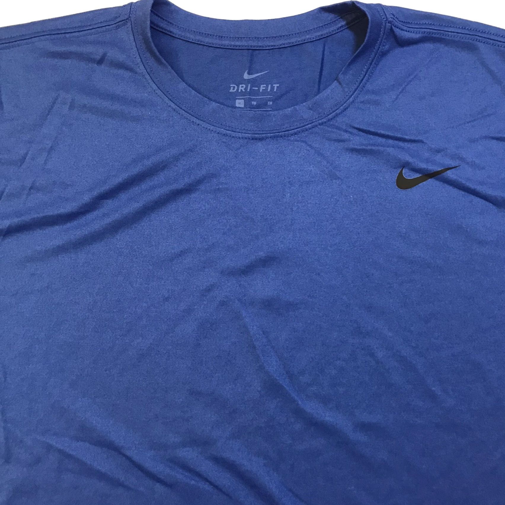 Nike Nike Pro Combat Dri-FIT Shirt Mens XL Blue Running Sports Athletic Swoosh Logo Size US XL / EU 56 / 4 - 2 Thumbnail