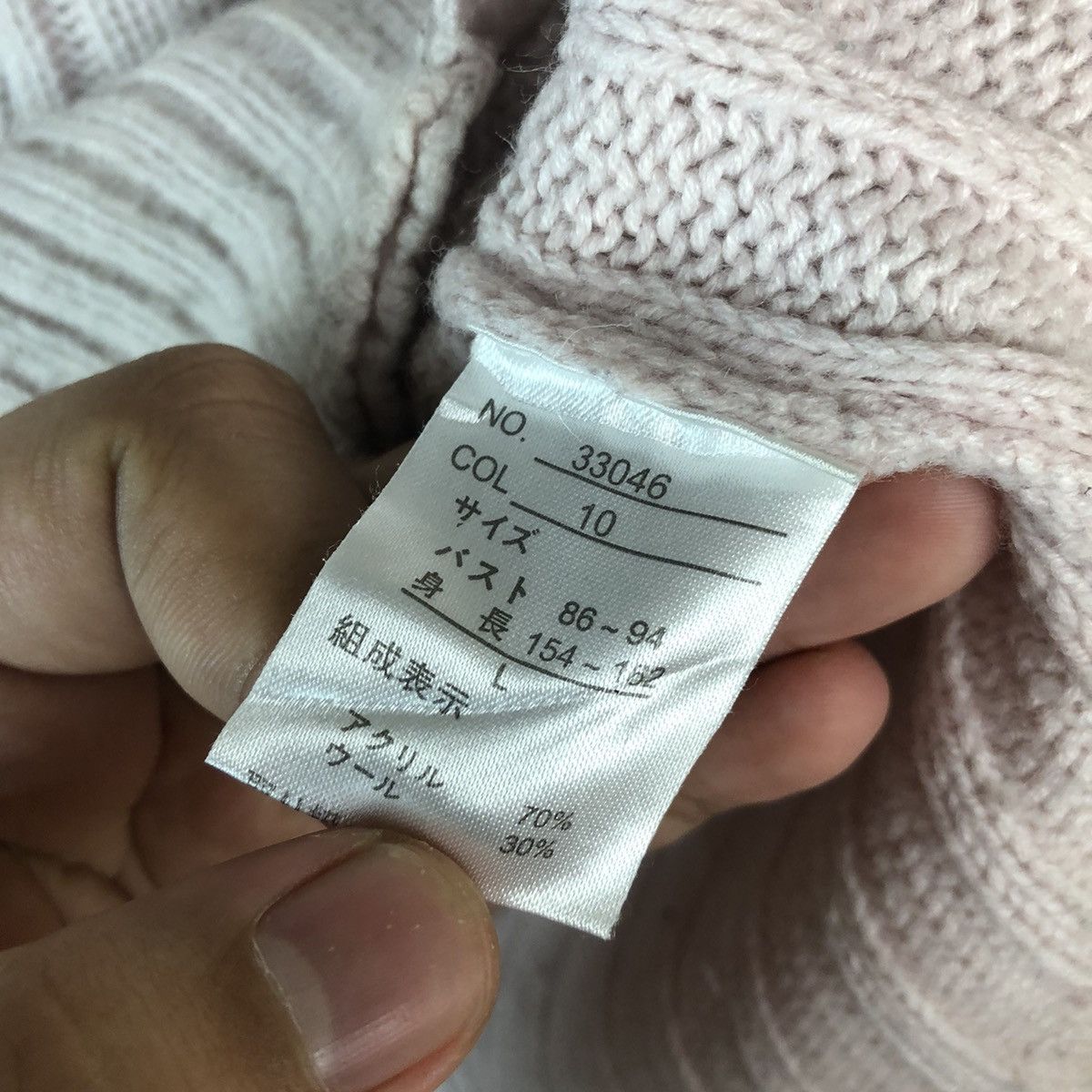 Homespun Knitwear × Japanese Brand Vent Violet Pink Knitwear #A2379 Size M / US 6-8 / IT 42-44 - 12 Thumbnail
