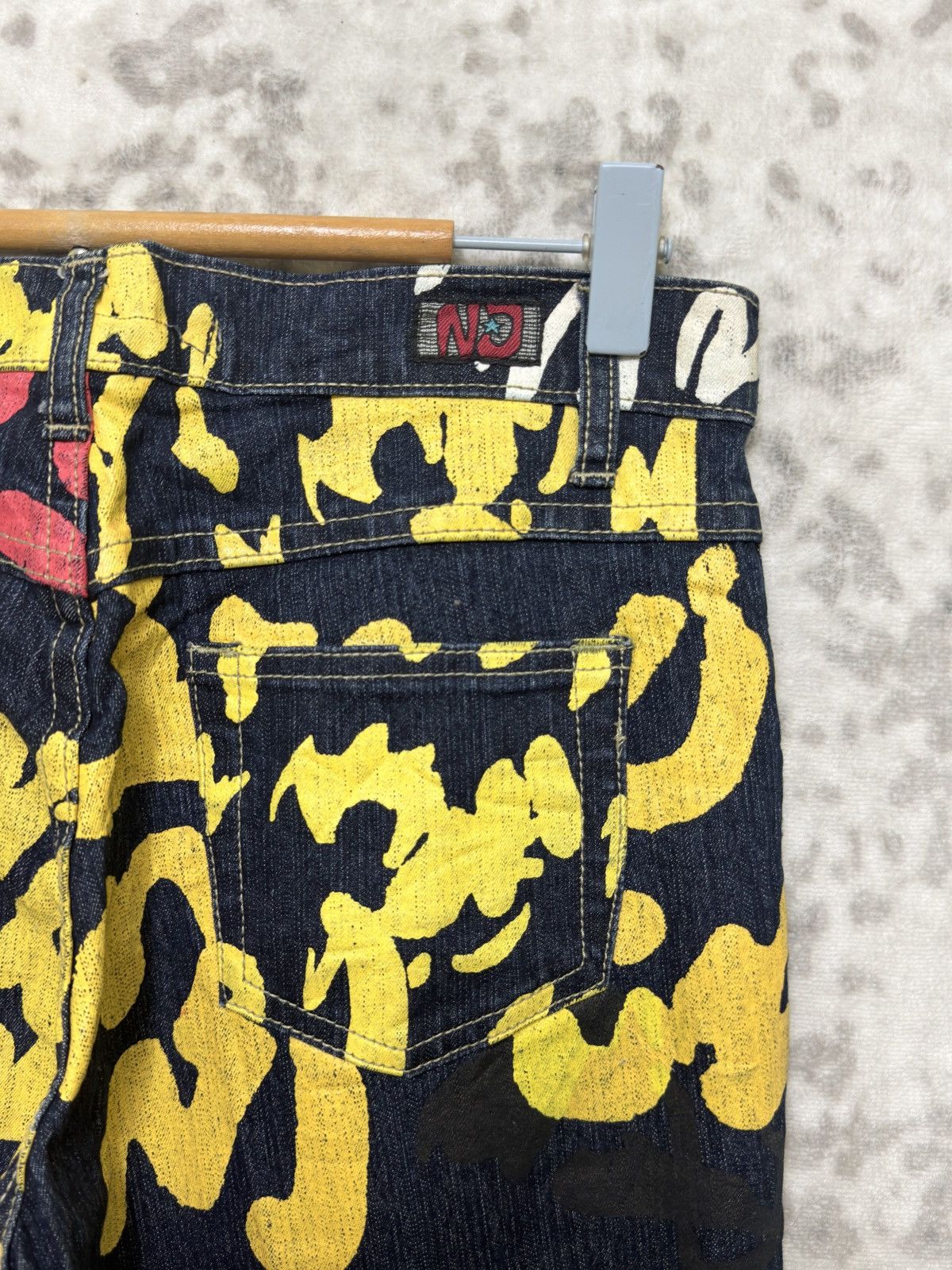 Hysteric Glamour Nesso Graffiti Print Flare Jeans Y2K Streetwear Bootcut Size US 28 / EU 44 - 14 Thumbnail