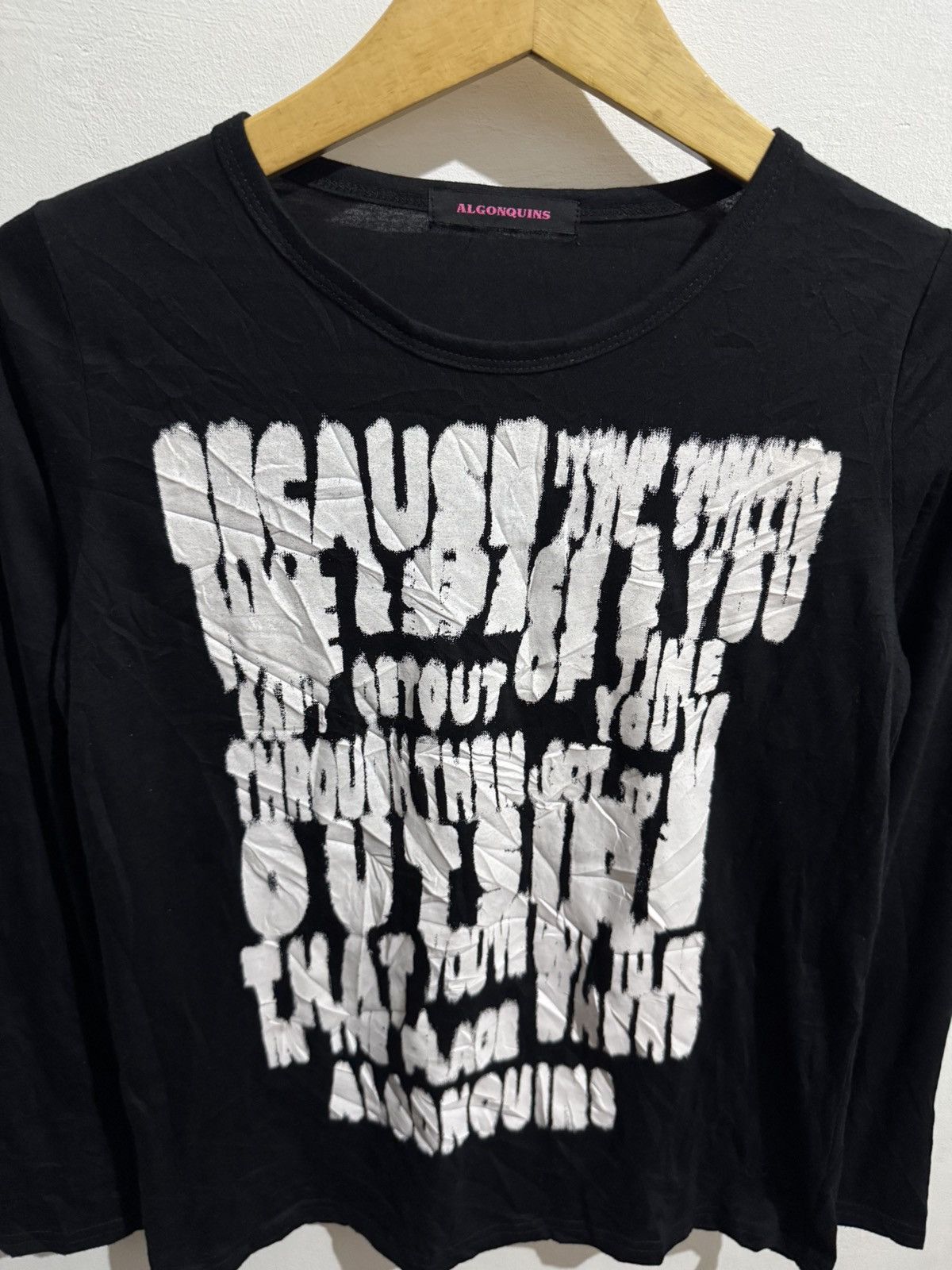 Hysteric Glamour Y2k Algonquins poem ifsixwasnine longsleeve Size S / US 4 / IT 40 - 2 Thumbnail