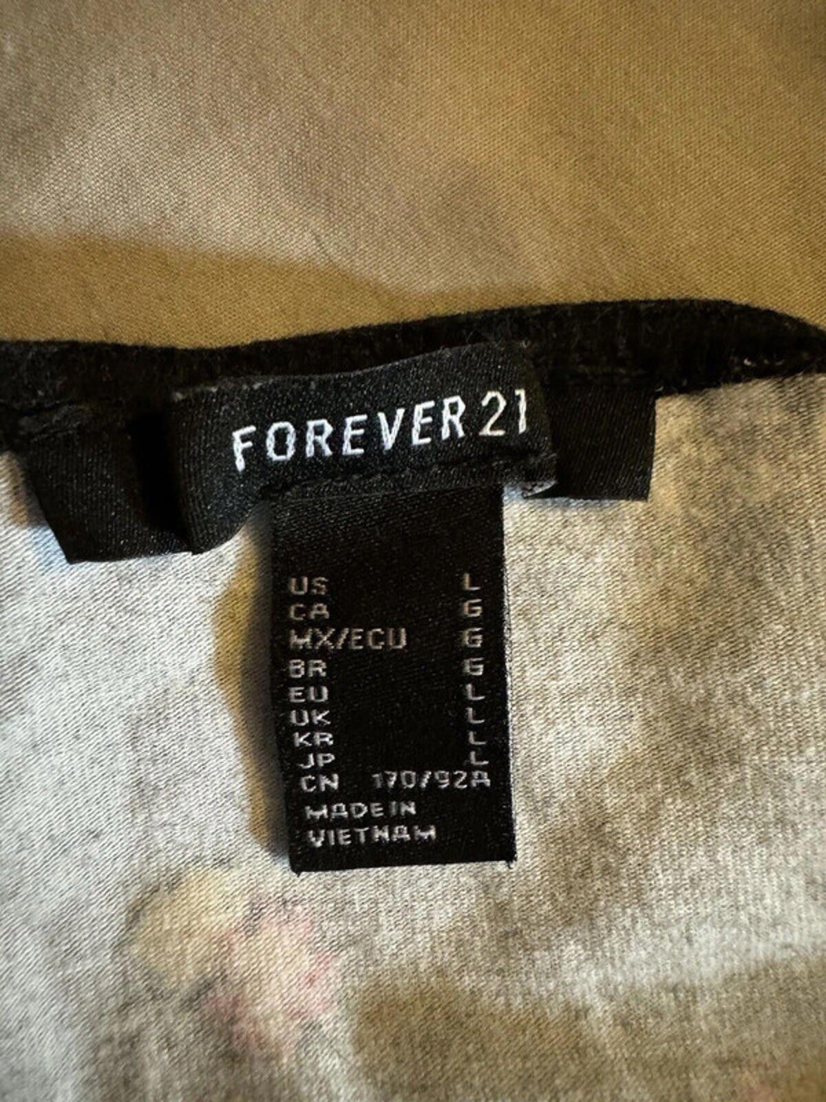 Forever 21 Forever 21 Floral Bodysuit Strapless Stretch Women’S Large Size XL / US 12-14 / IT 48-50 - 3 Thumbnail