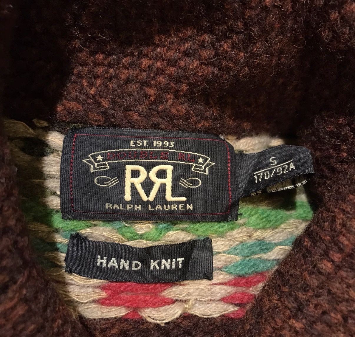 Ralph Lauren RRL Ralph Lauren Wool & Silk Blend Vest K22 Size US S / EU 44-46 / 1 - 3 Thumbnail