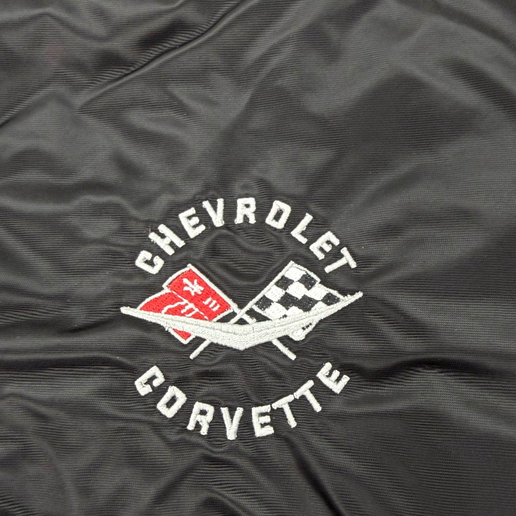 Vintage VINTAGE Chevrolet Corvette Jacket Mens M Black Satin Snap Bomber Game Sportswear Varsity Embroidered Logo Pockets Cars 90s Mens Size US M / EU 48-50 / 2 - 2 Thumbnail