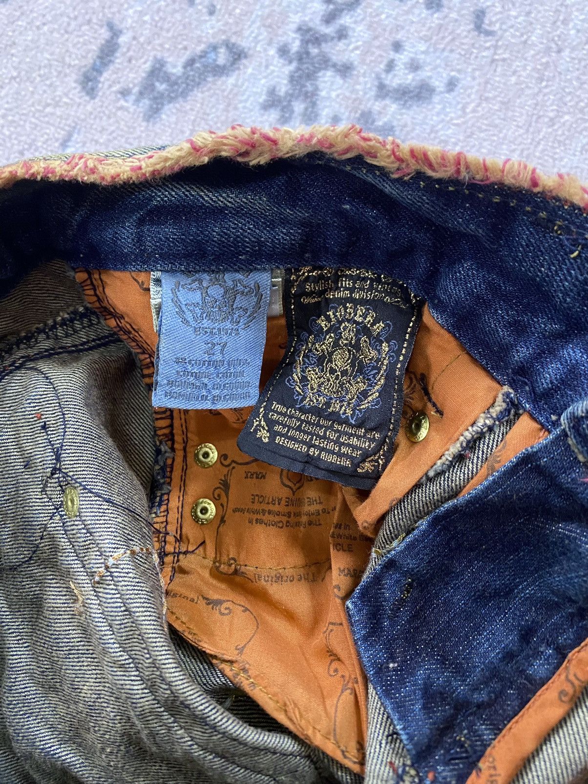 Tornado Mart Japanes Riobera Emboidery Distressed Flared Jeans Size US 30 / EU 46 - 7 Thumbnail