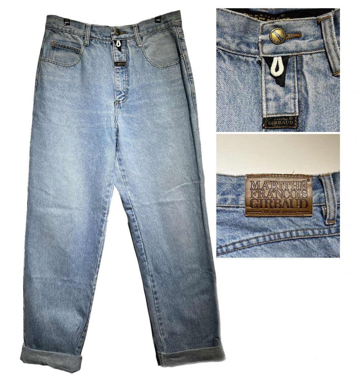 Image of 90’S Vintage Martin Girbaud Stone Wash Denim in Blue, Men's (Size 30)