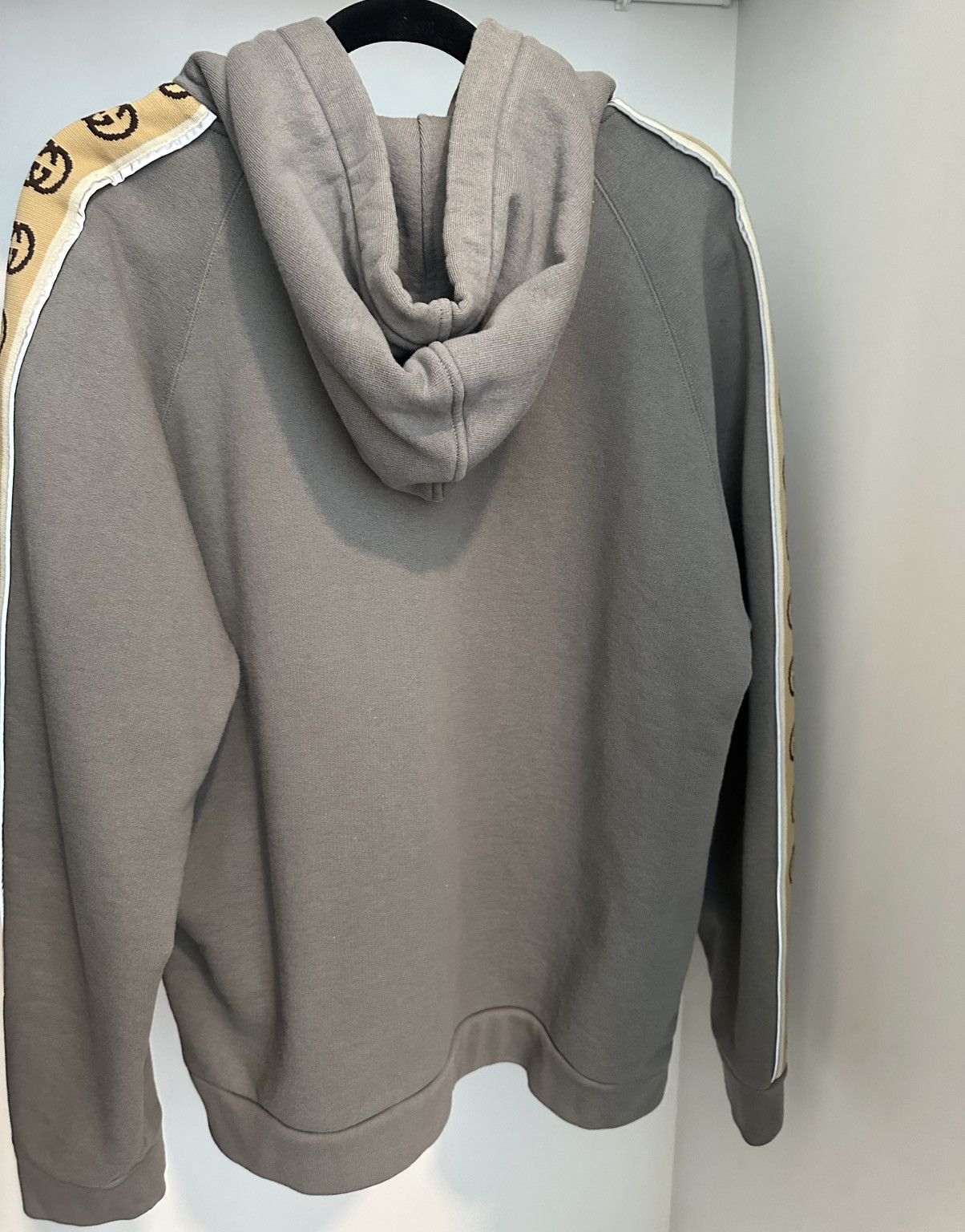 Gucci Gucci Interlocking GG Tape Reflective “Smoke Grey” Hoodie Size US L / EU 52-54 / 3 - 4 Thumbnail