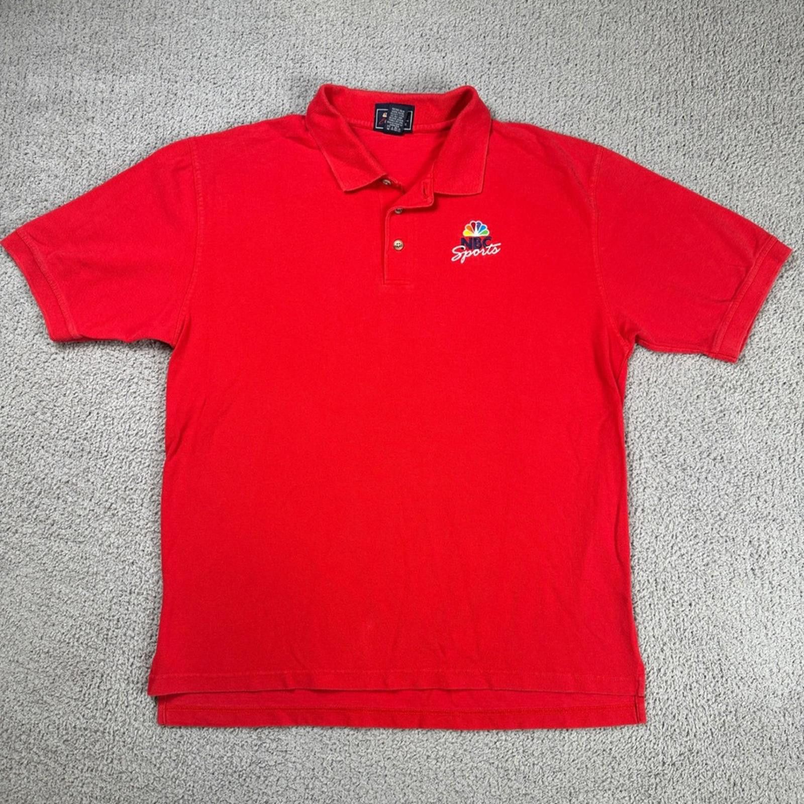 Other NBC Sports Red Short Sleeve Polo Shirt Men's Large Logo Golf Size US L / EU 52-54 / 3 - 1 Thumbnail