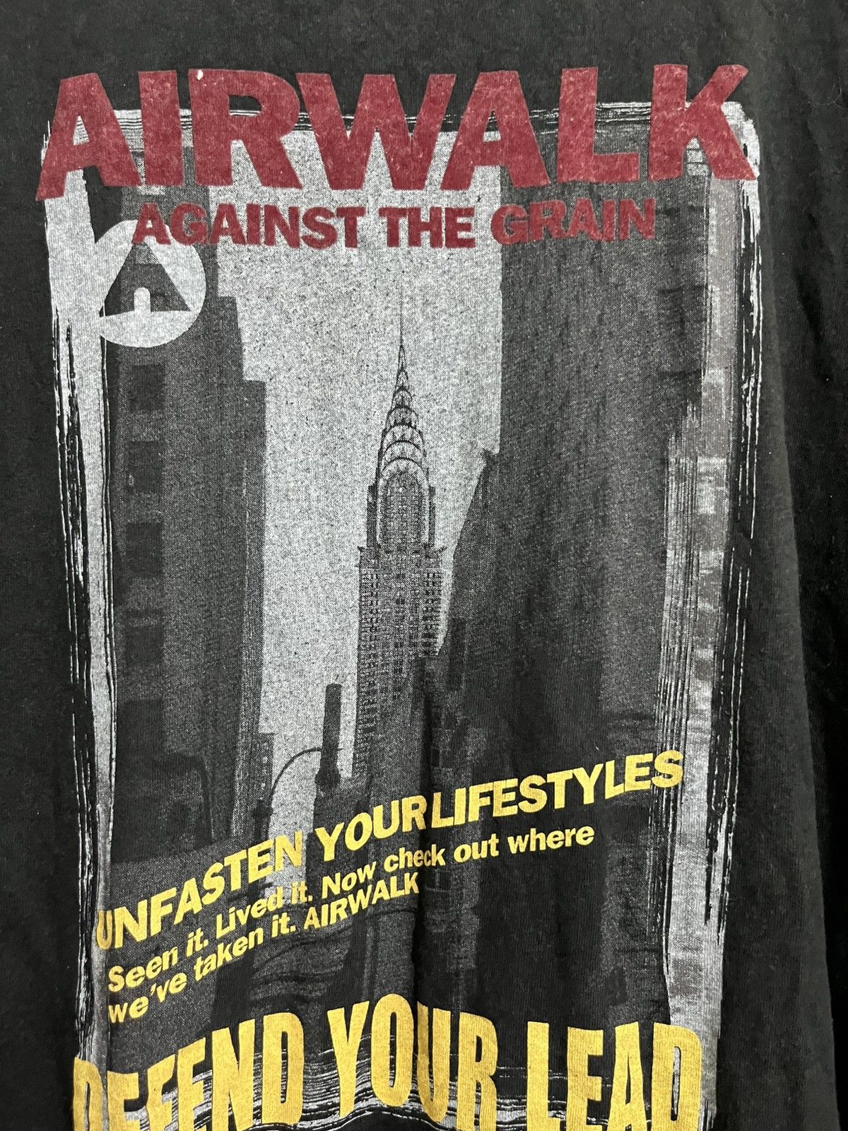 Airwalk 💥Airwalk Againts The Grain Skates T Shirts Size US XL / EU 56 / 4 - 3 Thumbnail