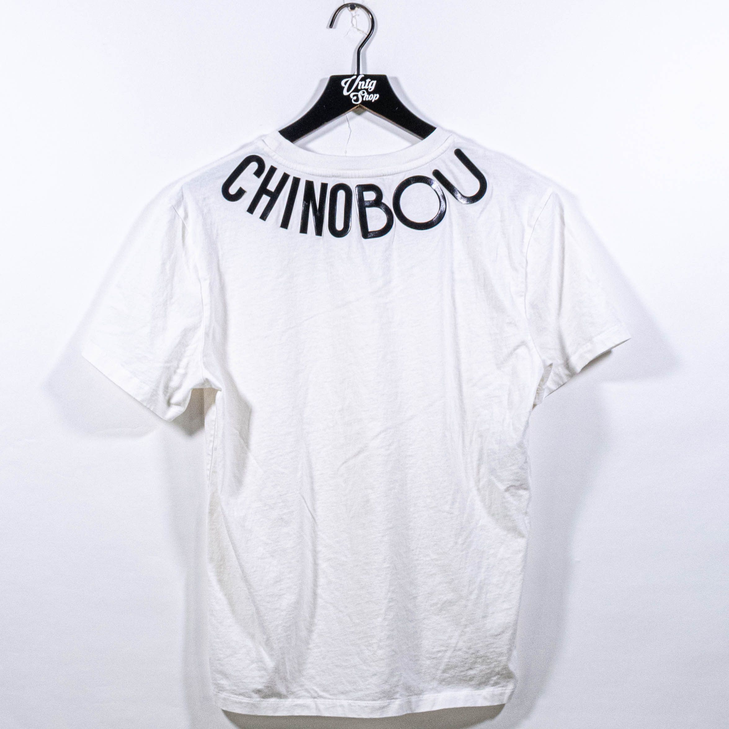 Moschino Boutique T-Shirt Spell Out Size 8 Womens Designer
