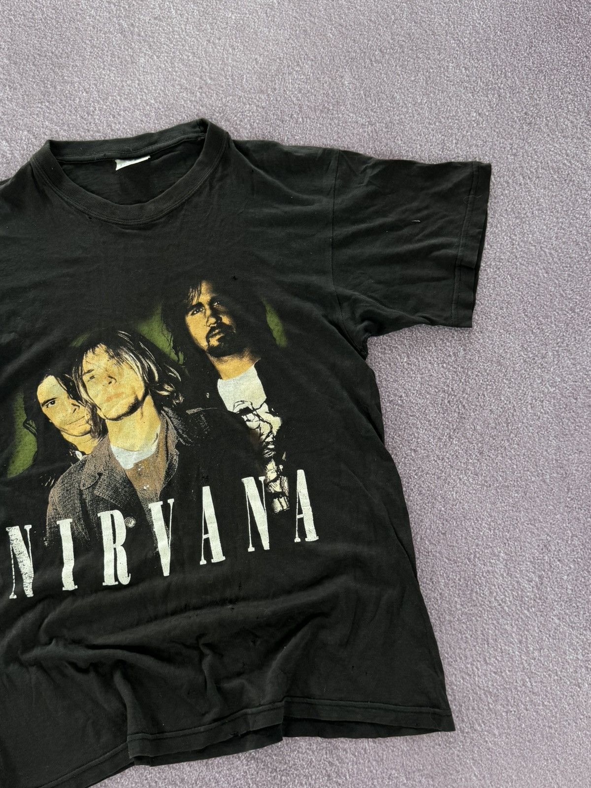 Nirvana Distressed Nirvana Vintage t shirt faded Size US S / EU 44-46 / 1 - 4 Thumbnail