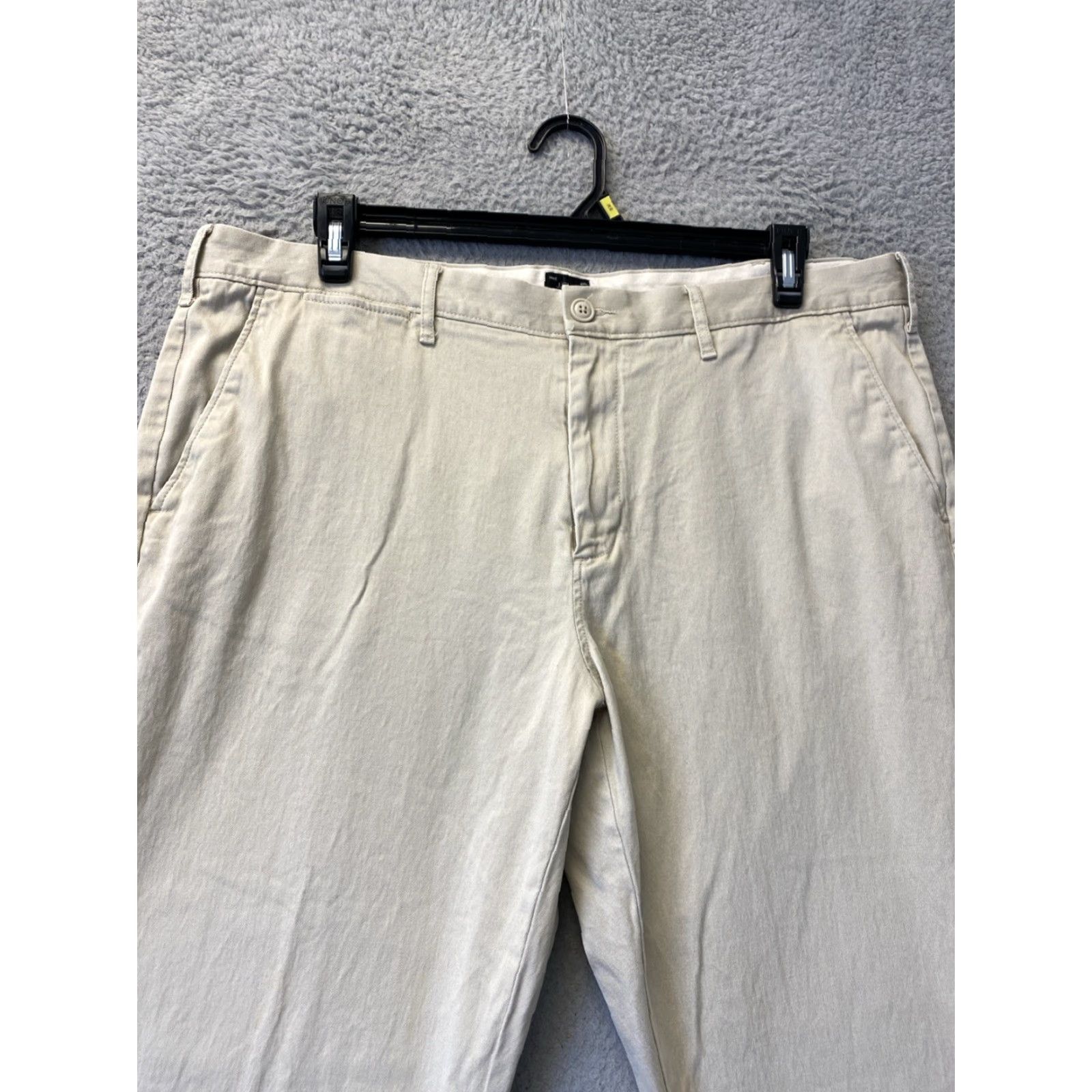 J.Crew VINTAGE J.CREW Men's Cotton Chino Pants Tapered Flat Front 38x32 Tan Casual Business Size US 38 / EU 54 - 2 Thumbnail