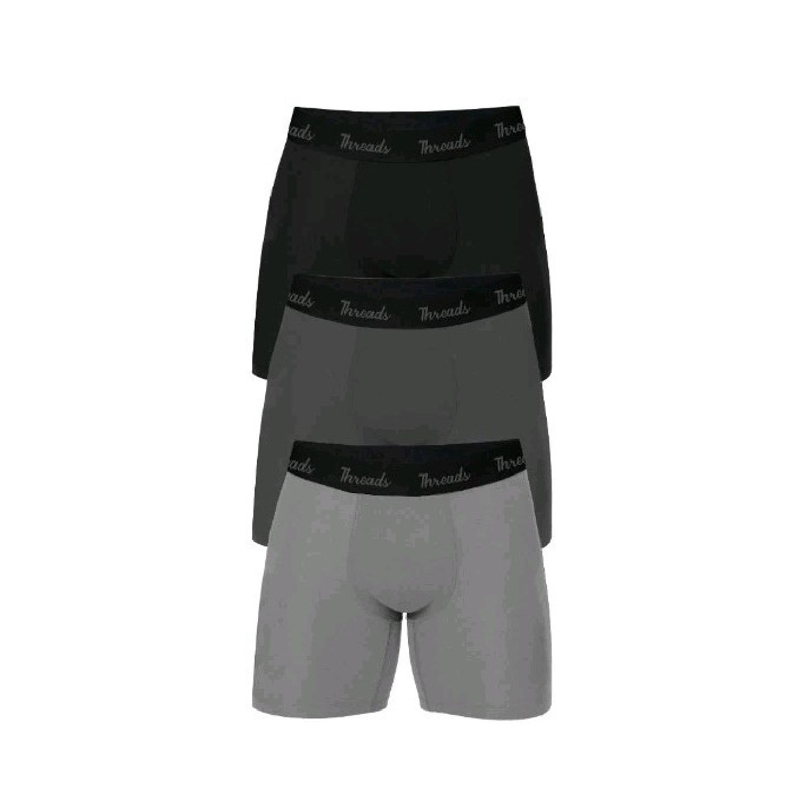 Other Threads Men's 6" Ultra-Soft Boxer Briefs 3-Pack Sz 2XL 42-44 Size 42 - 2 Thumbnail