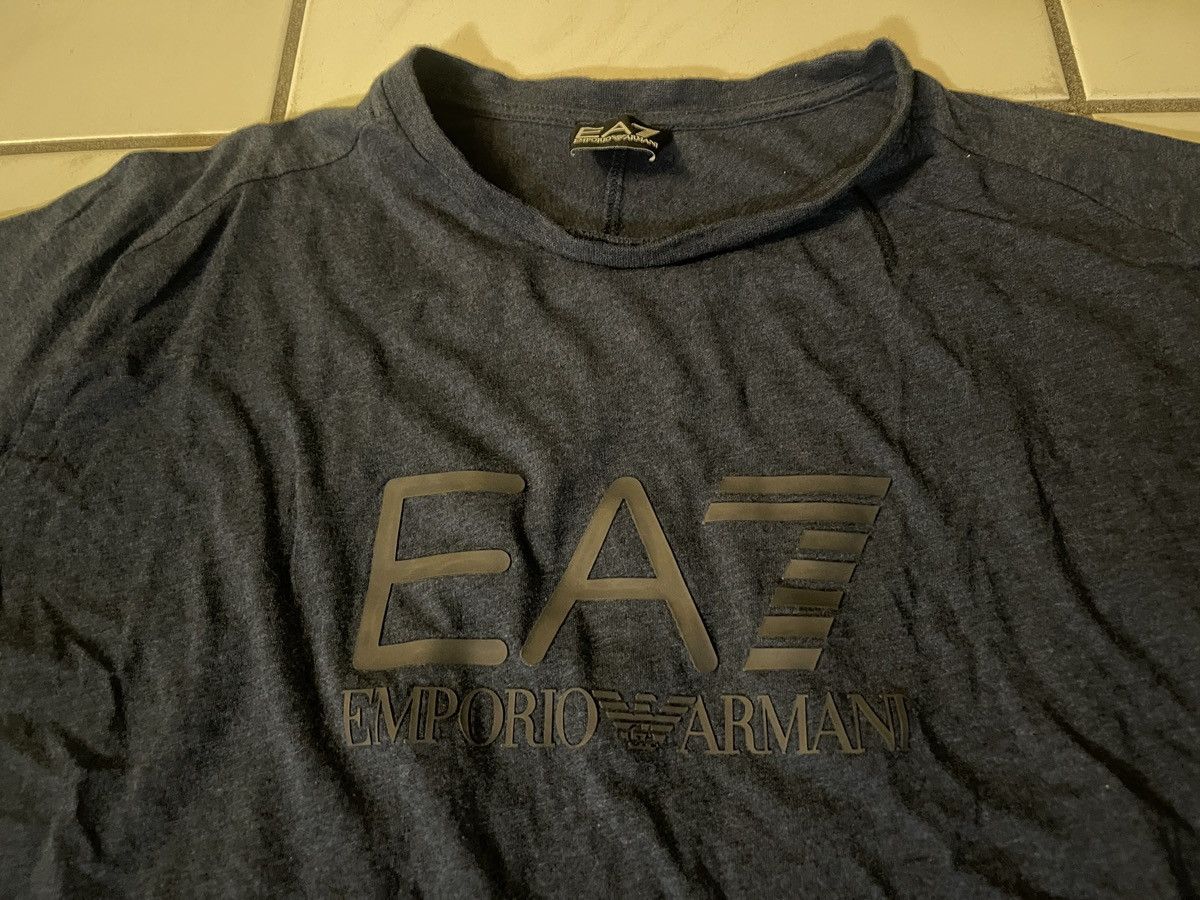 Emporio Armani Emporio Armani EA7 Short Sleeve Mens T Shirt XXL Navy Blue Size US XXL / EU 58 / 5 - 2 Thumbnail