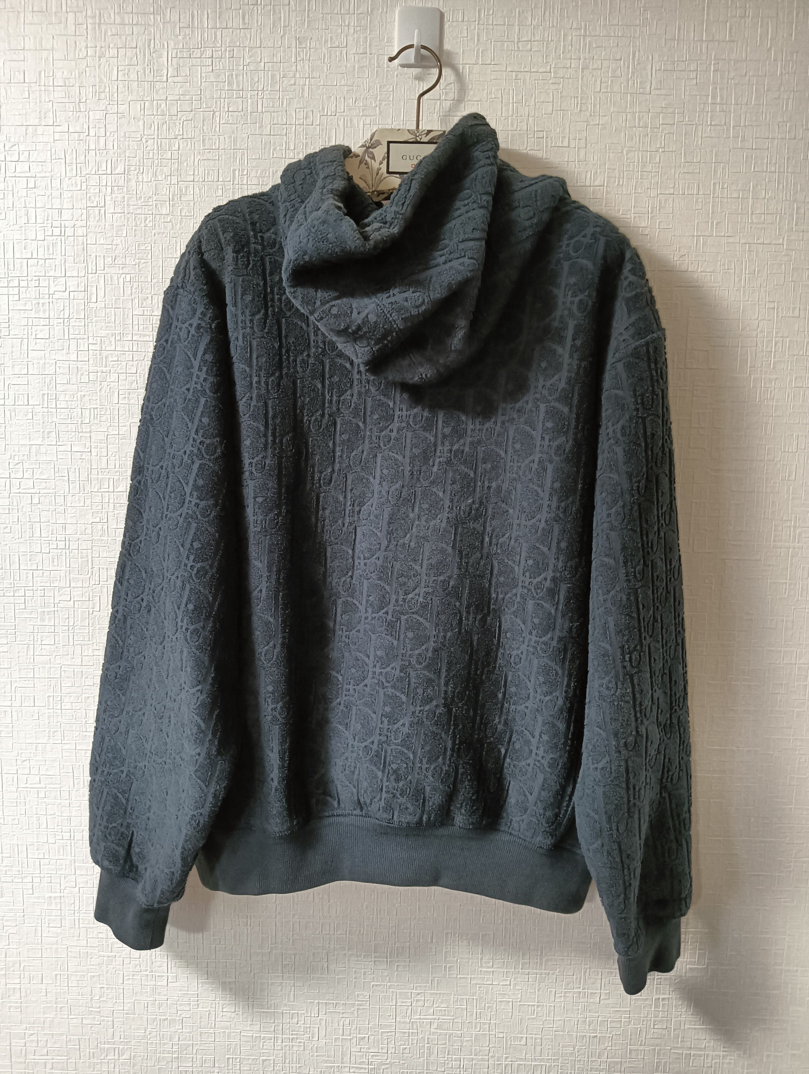 Dior Oblique Towel Hoodie Size US L / EU 52-54 / 3 - 2 Thumbnail